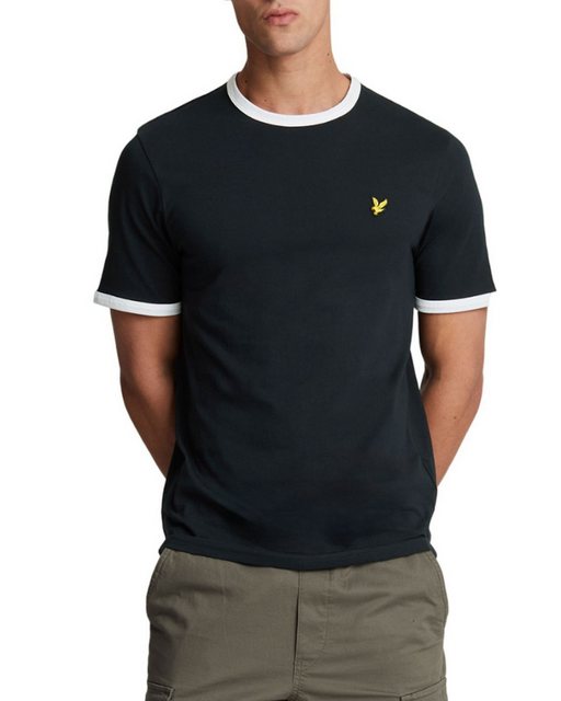 Lyle & Scott T-Shirt Mit Kontrastierender Zierleiste günstig online kaufen