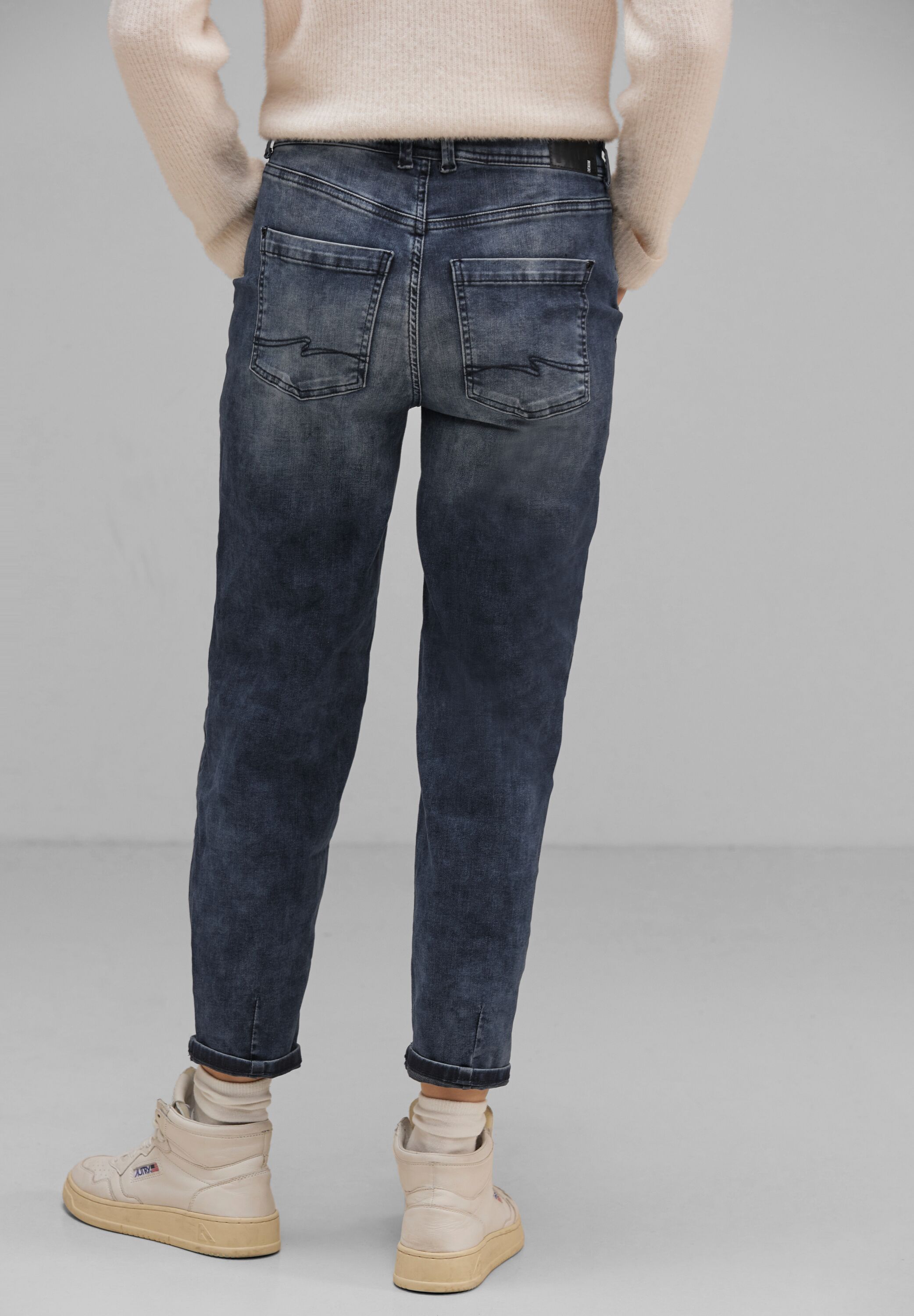 STREET ONE Loose-fit-Jeans, High Waist günstig online kaufen