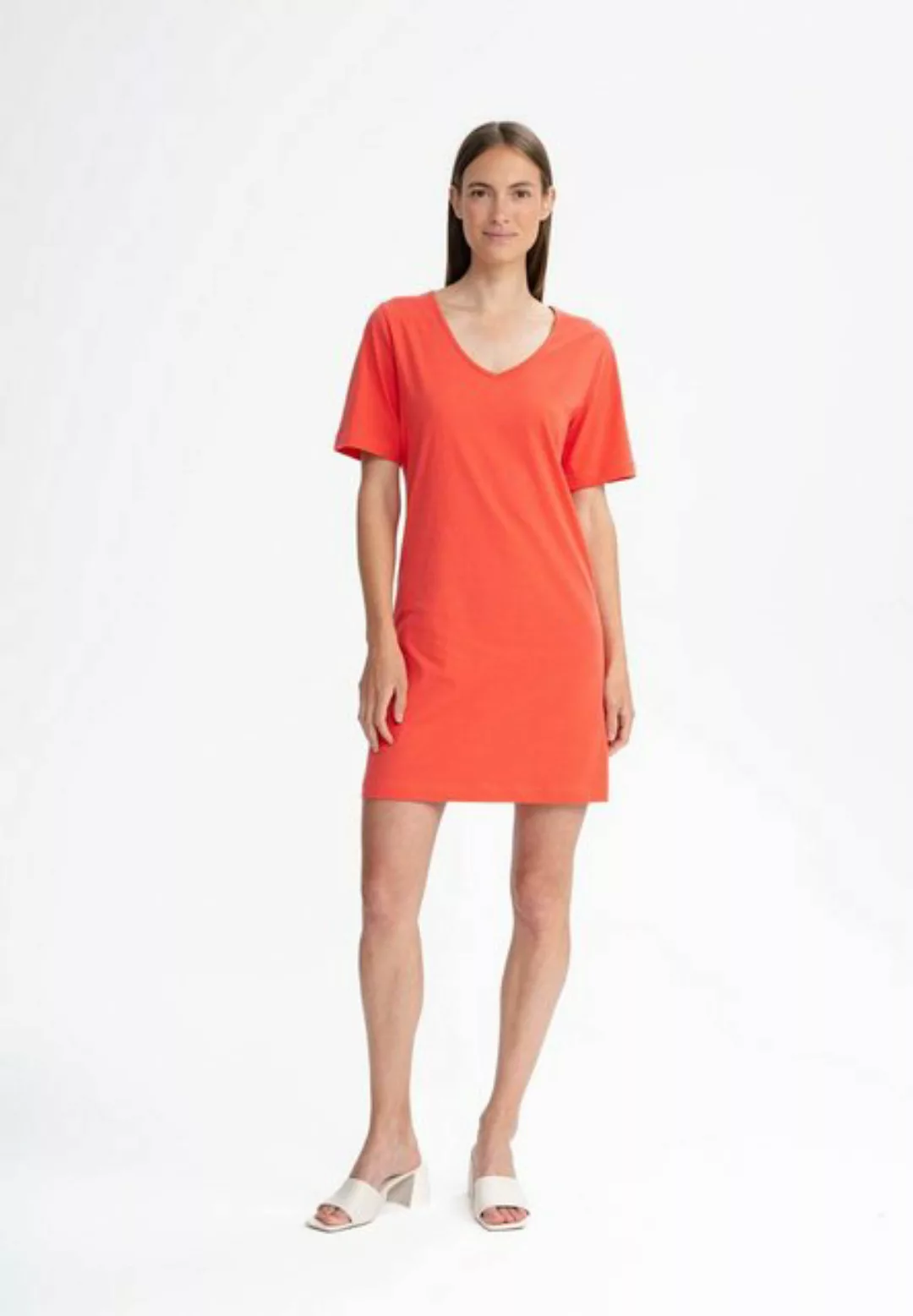 MELA Jerseykleid Damen V-Neck Kleid JANITRA günstig online kaufen