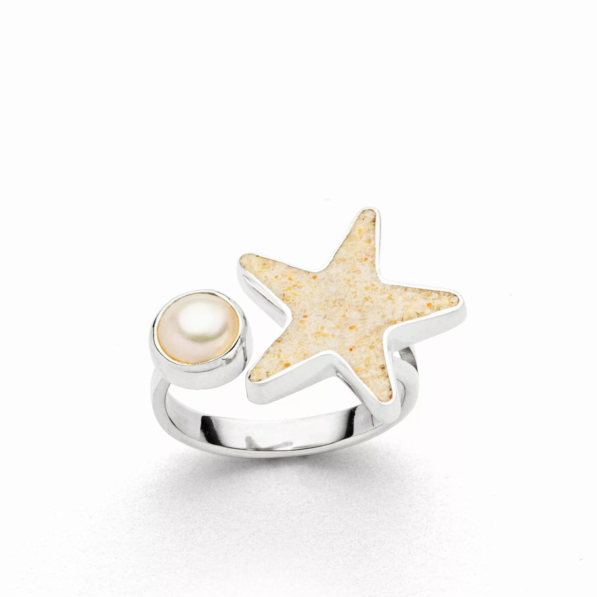 DUR Fingerring DUR Schmuck: Ring "Sandseestern/Perle" günstig online kaufen