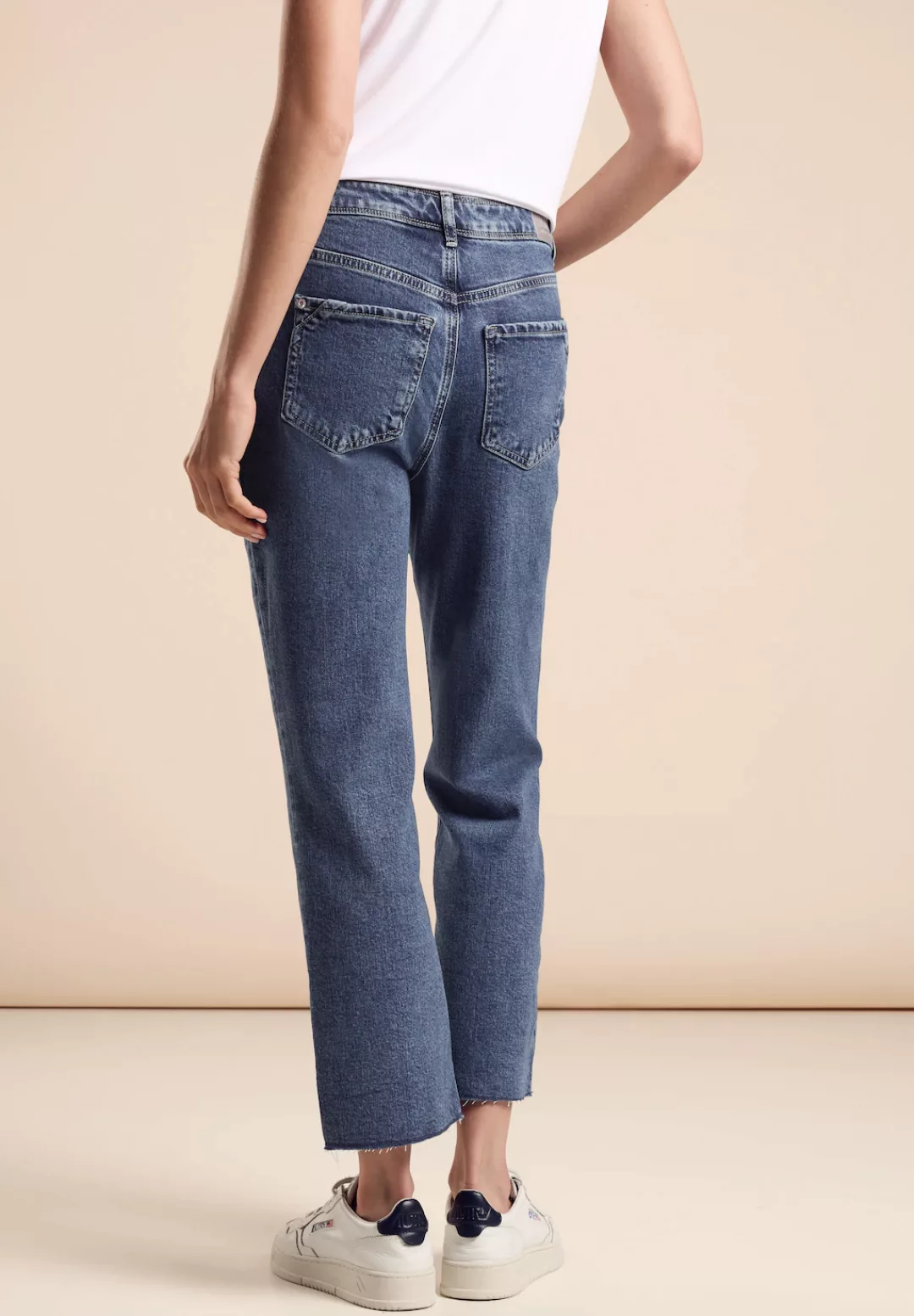 STREET ONE Bootcut-Jeans, High Waist günstig online kaufen