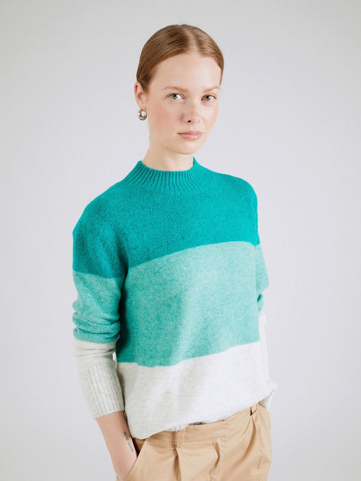 TOM TAILOR Denim Strickpullover mit Colour Blocking günstig online kaufen