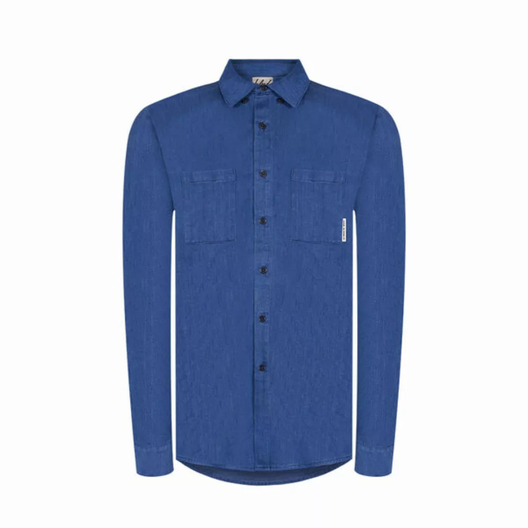 New Worker Hanf Hemd Blau günstig online kaufen