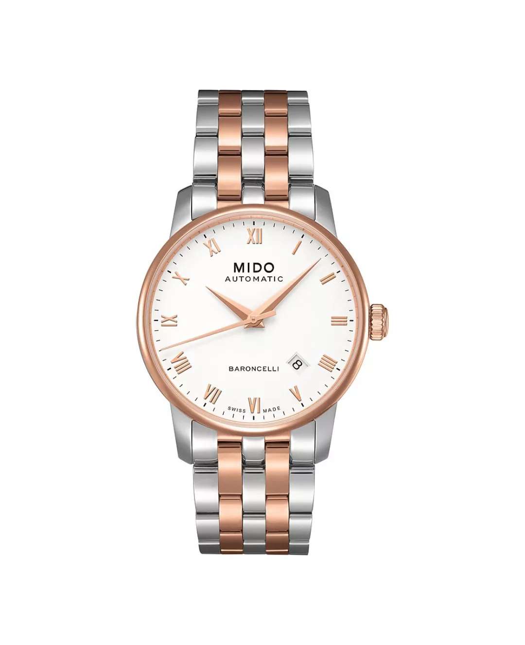 Mido BARONCELLI II GENT Automatic,  38 mm, bicolor M8600.9.N6.1 Herrenuhr günstig online kaufen