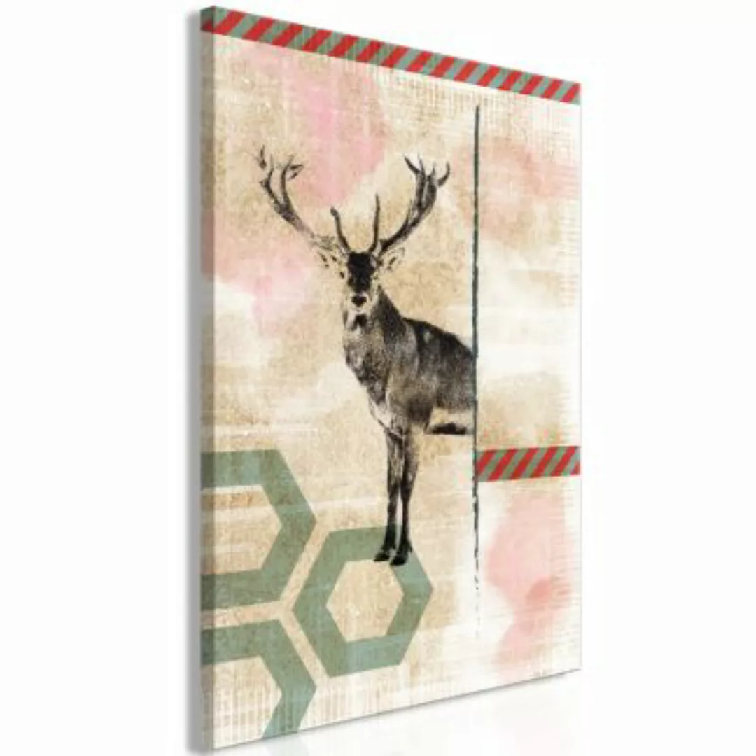 artgeist Wandbild Lost Deer (1 Part) Vertical mehrfarbig Gr. 40 x 60 günstig online kaufen
