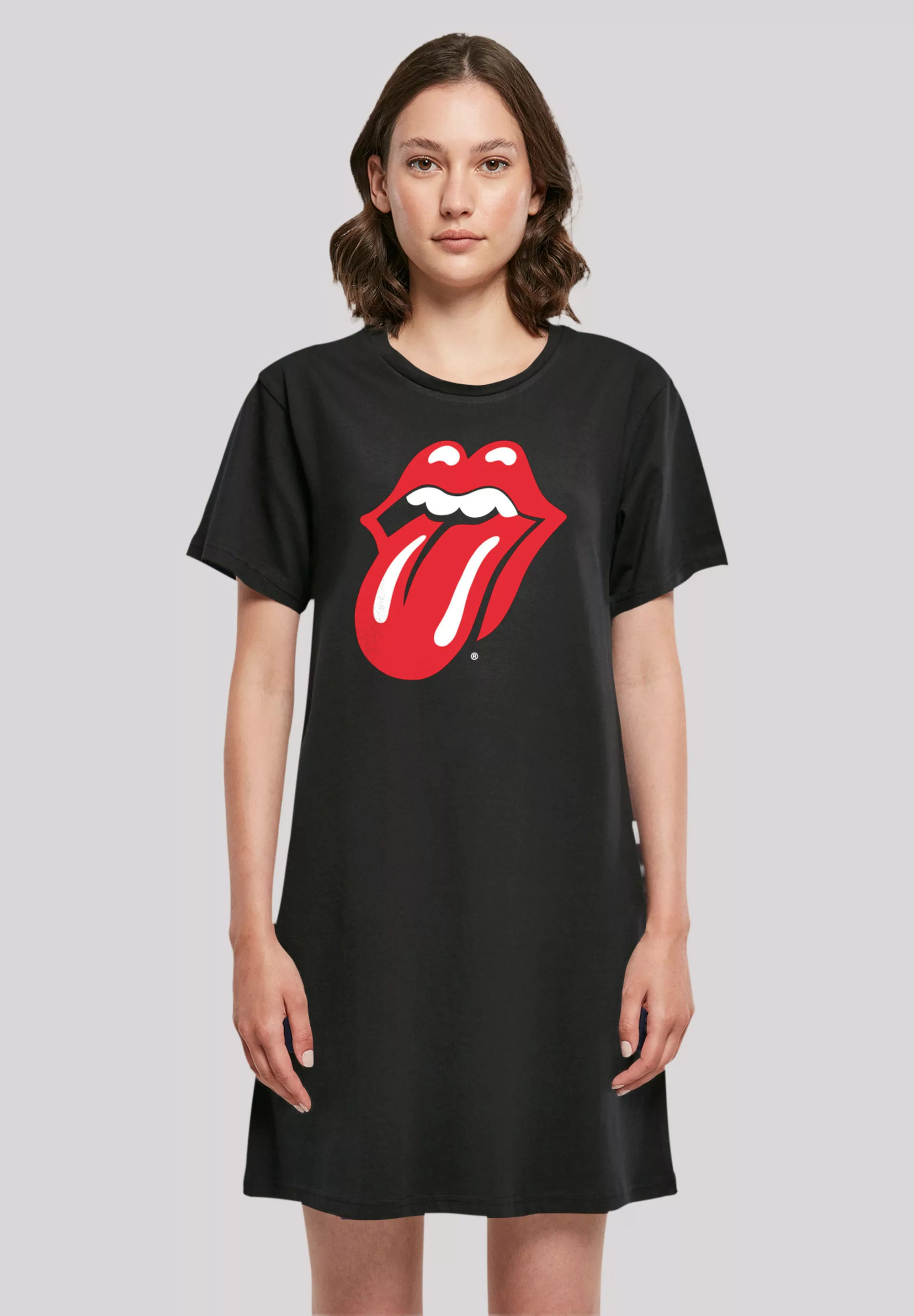 F4NT4STIC Shirtkleid "The Rolling Stones Zunge T-Shirt Kleid" günstig online kaufen