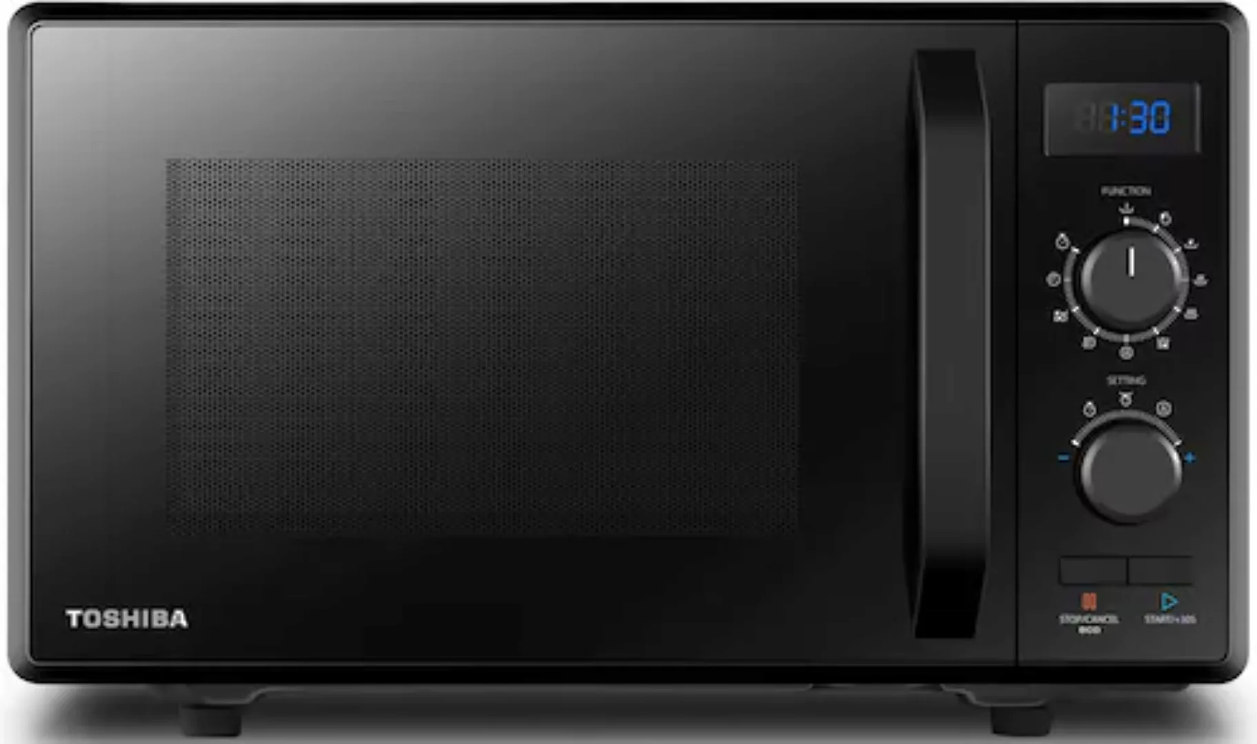 Toshiba Mikrowelle »MW2-AG23PF(BK)«, Mikrowelle-Grill, 900 W günstig online kaufen