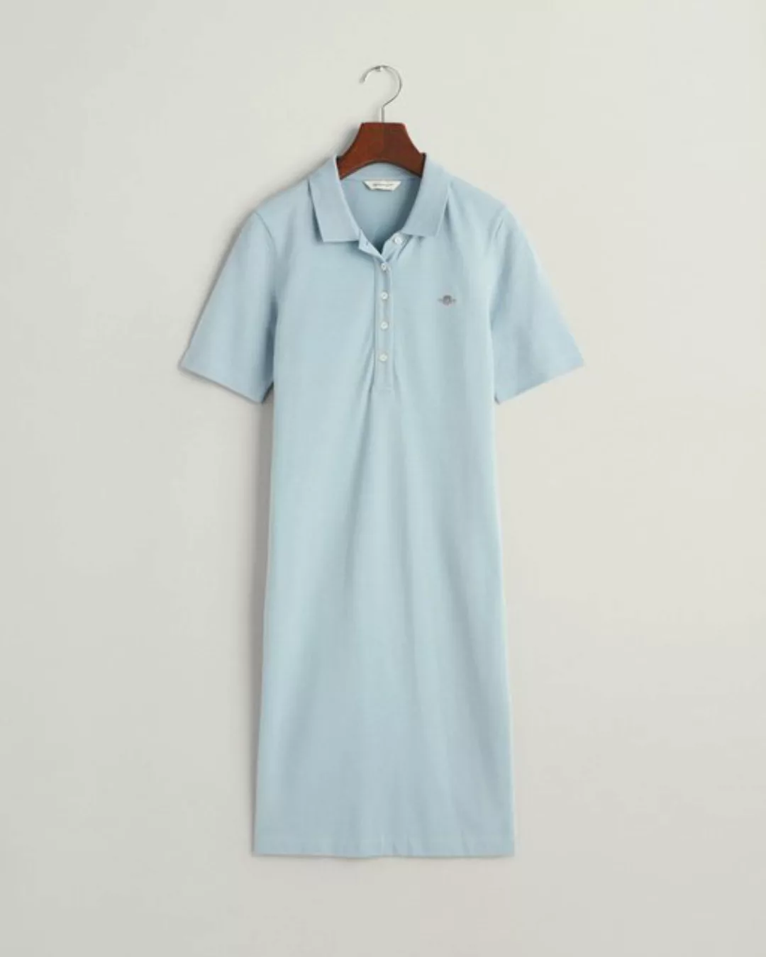 Gant Sommerkleid SLIM SHIELD SS PIQUE POLO DRESS, EVENING BLUE günstig online kaufen