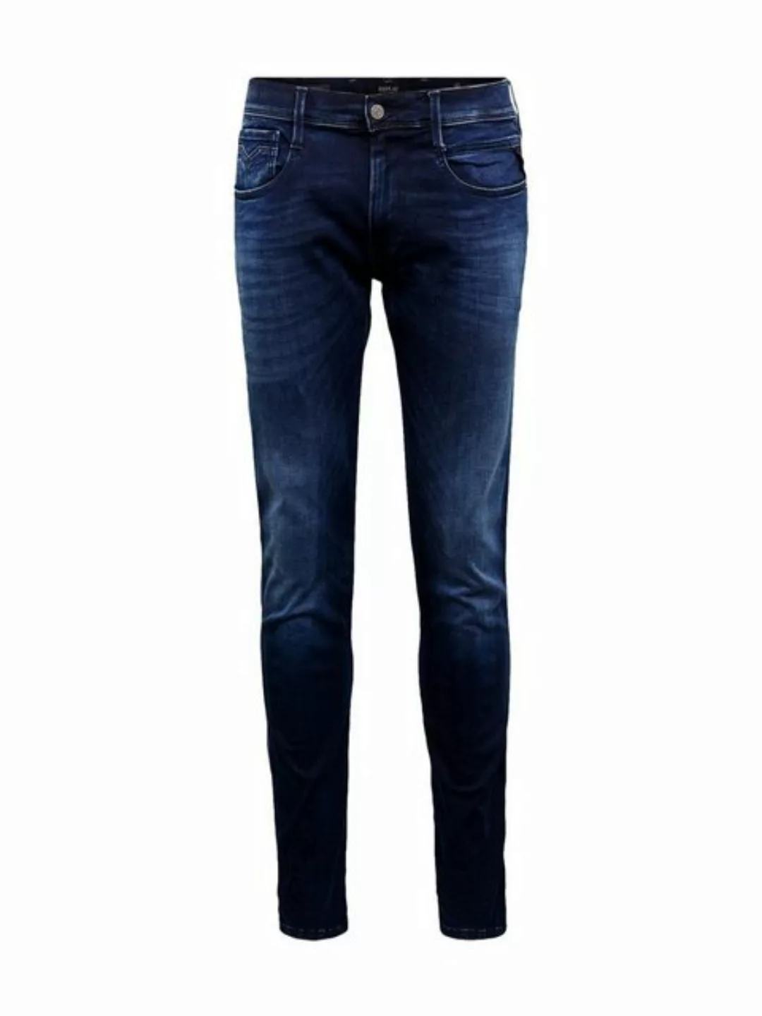 Replay Herren Jeans ANBASS - Slim Fit - Blau - Dark Blue Denim Hyperflex St günstig online kaufen