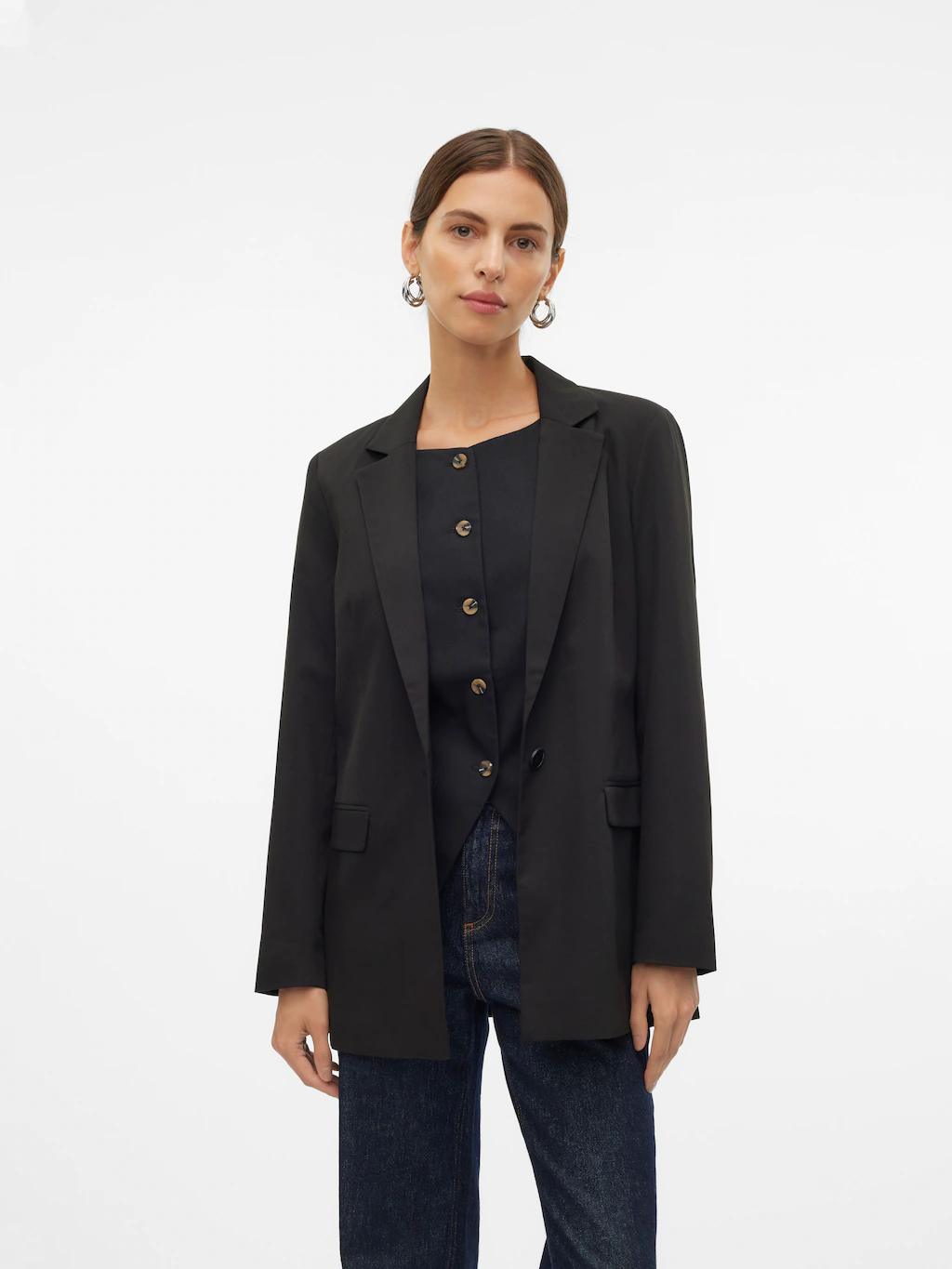 Vero Moda Blusenblazer "VMNILA LS SLIM BLAZER NOOS" günstig online kaufen