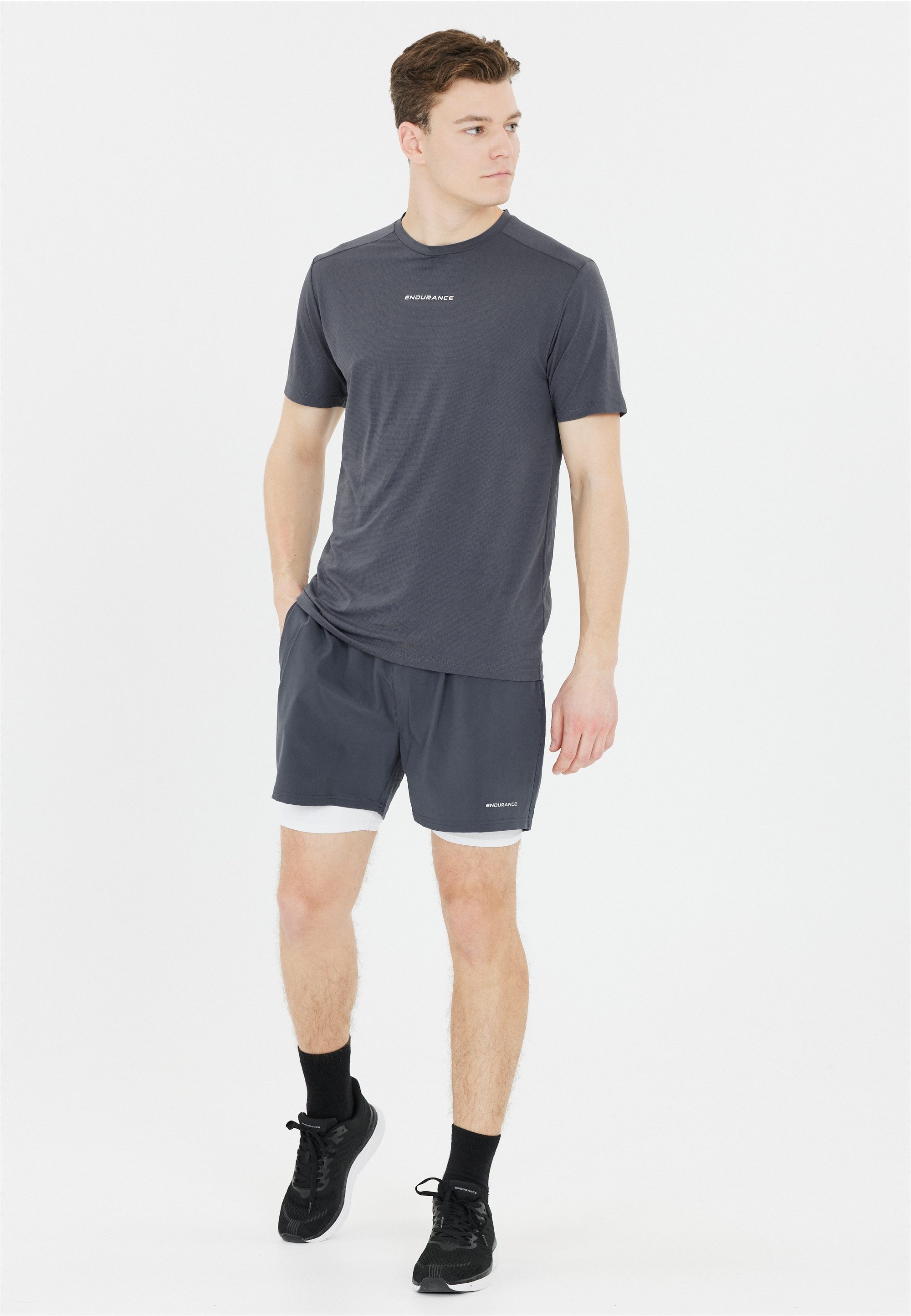 ENDURANCE Funktionsshirt "Loker", Mit 4-Wege-Stretch und recycelten Materia günstig online kaufen