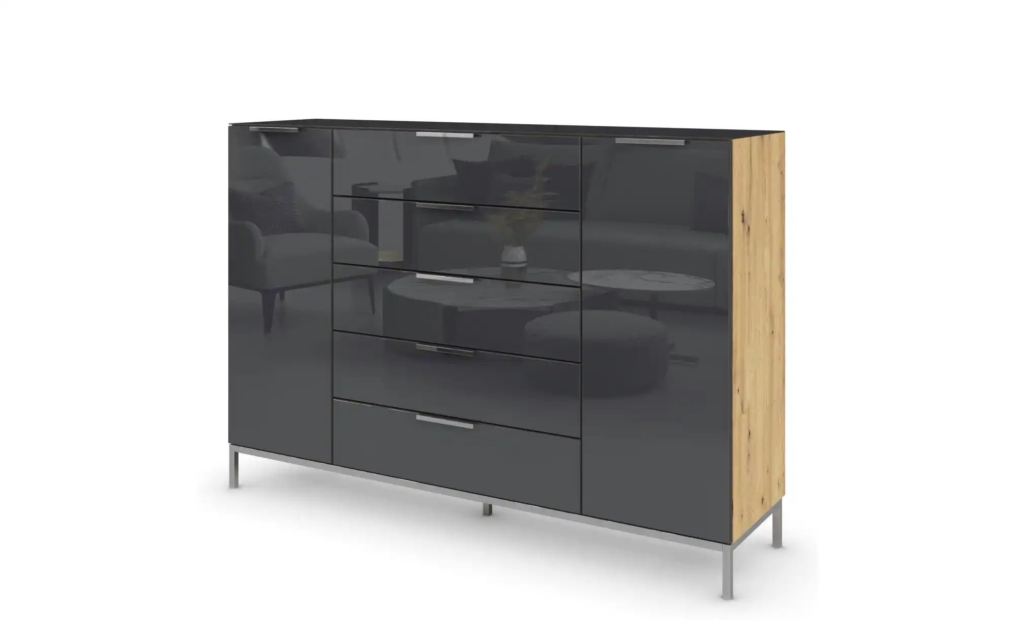 Highboard ¦ holzfarben ¦ Maße (cm): B: 160 H: 110 Kommoden & Sideboards > H günstig online kaufen