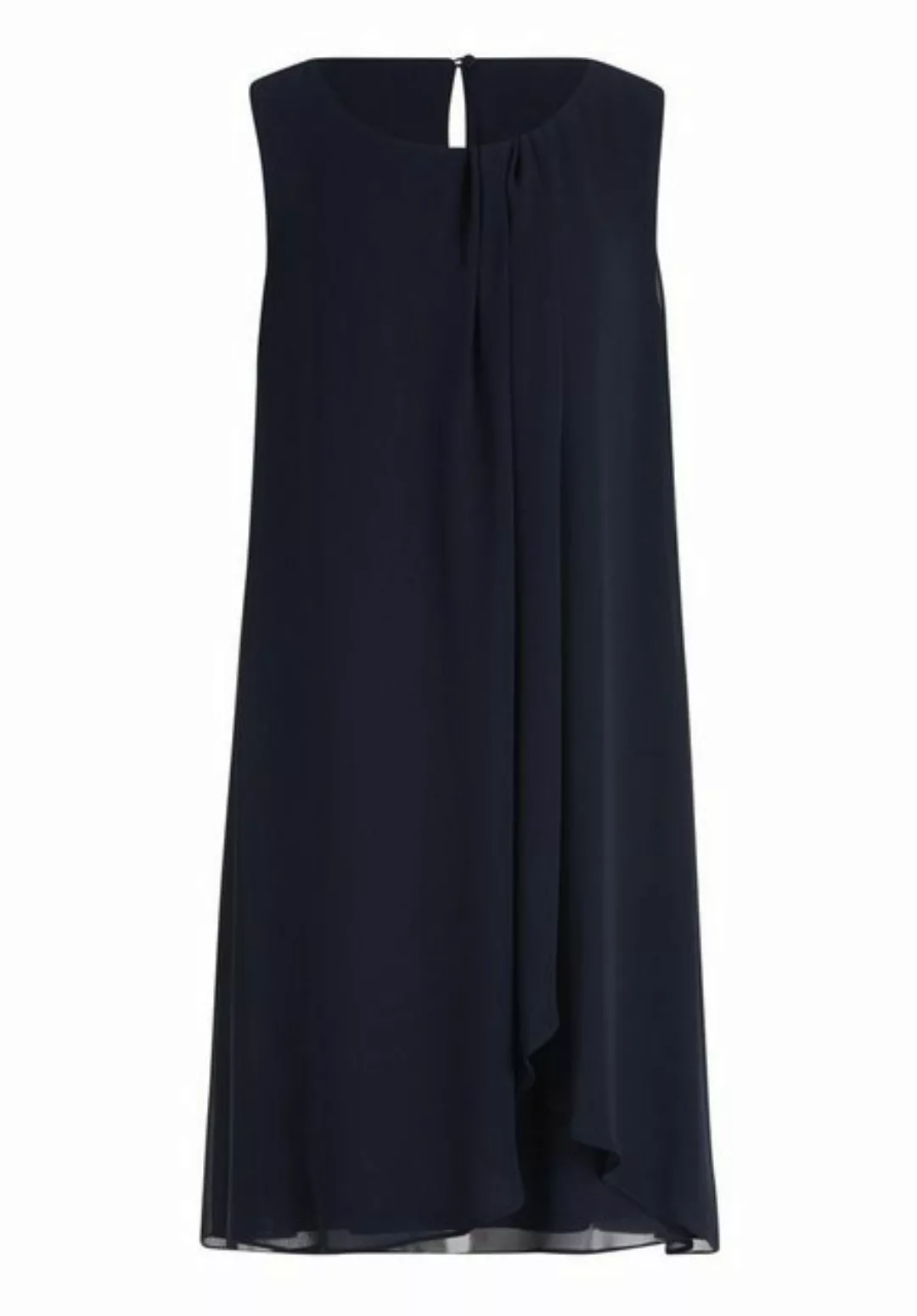 Betty&Co Sommerkleid Kleid Kurz ohne Arm, Navy Blue günstig online kaufen