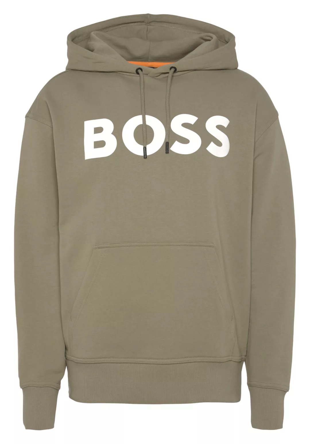 BOSS ORANGE Hoodie WebasicHood mit weißem Logodruck günstig online kaufen