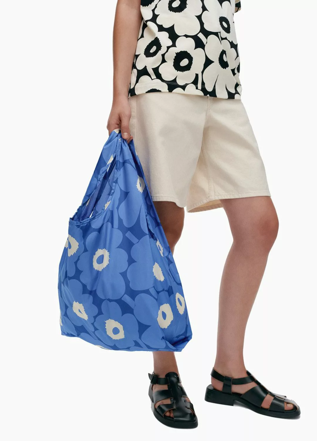 Marimekko Einkaufsbeutel Samrtbag Unikko, faltbare Einkaufstasche günstig online kaufen