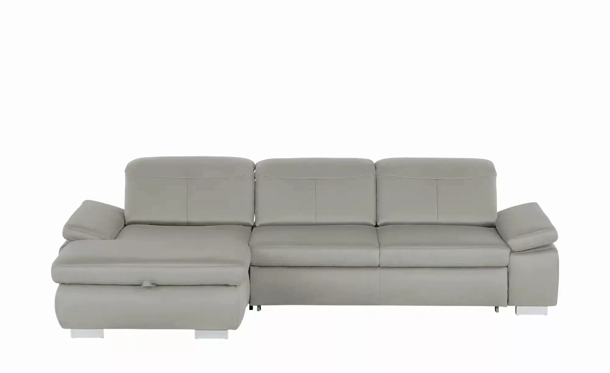 Lounge Collection Ecksofa aus Mikrofaser Kathrin ¦ grau ¦ Maße (cm): B: 309 günstig online kaufen