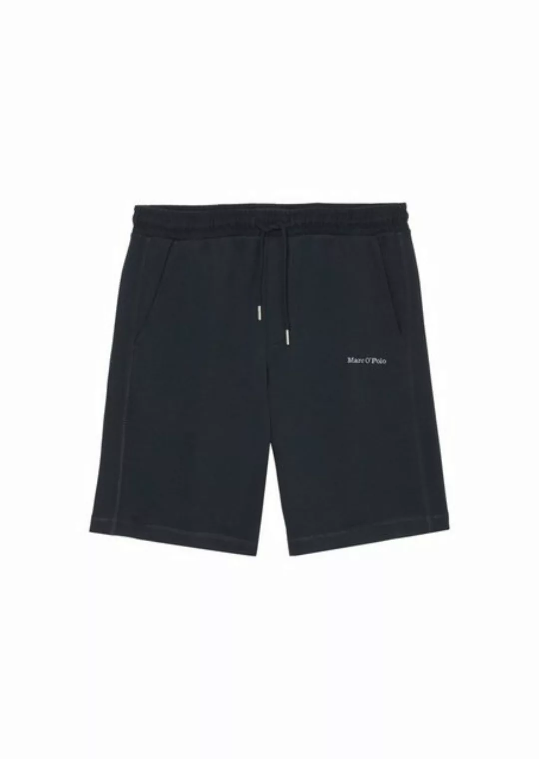 Marc O'Polo Sweatbermudas mit dezenter Label Stickerei günstig online kaufen