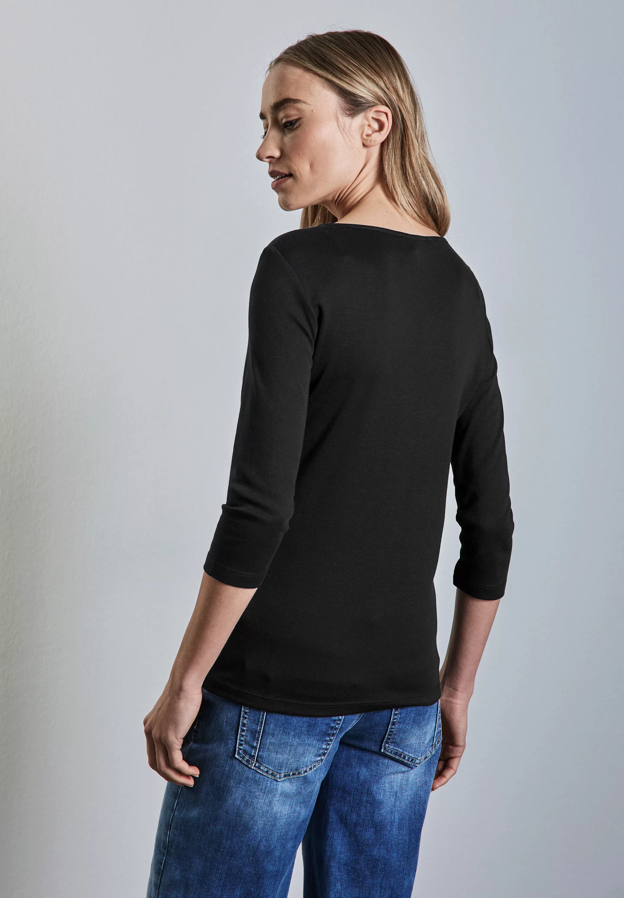 STREET ONE 3/4-Arm-Shirt, mit 3/4 Ärmeln günstig online kaufen