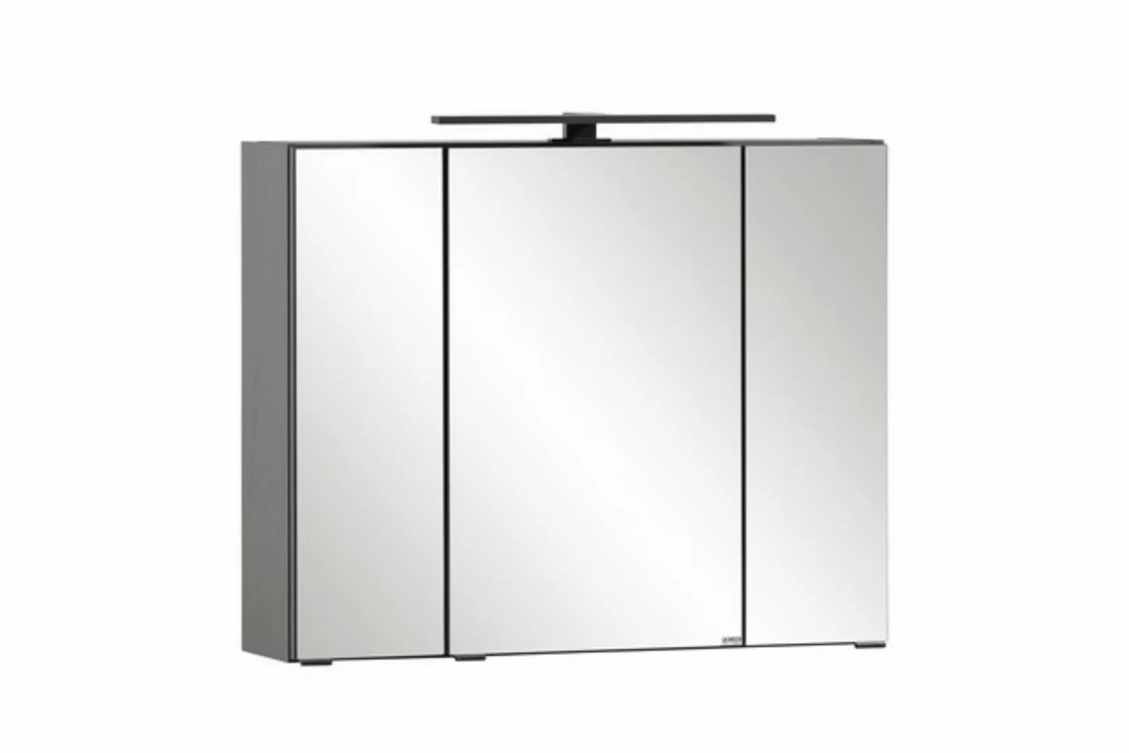 freiraum Spiegelschrank Lyon in Grafitgrau - 80x64x20cm (BxHxT) günstig online kaufen