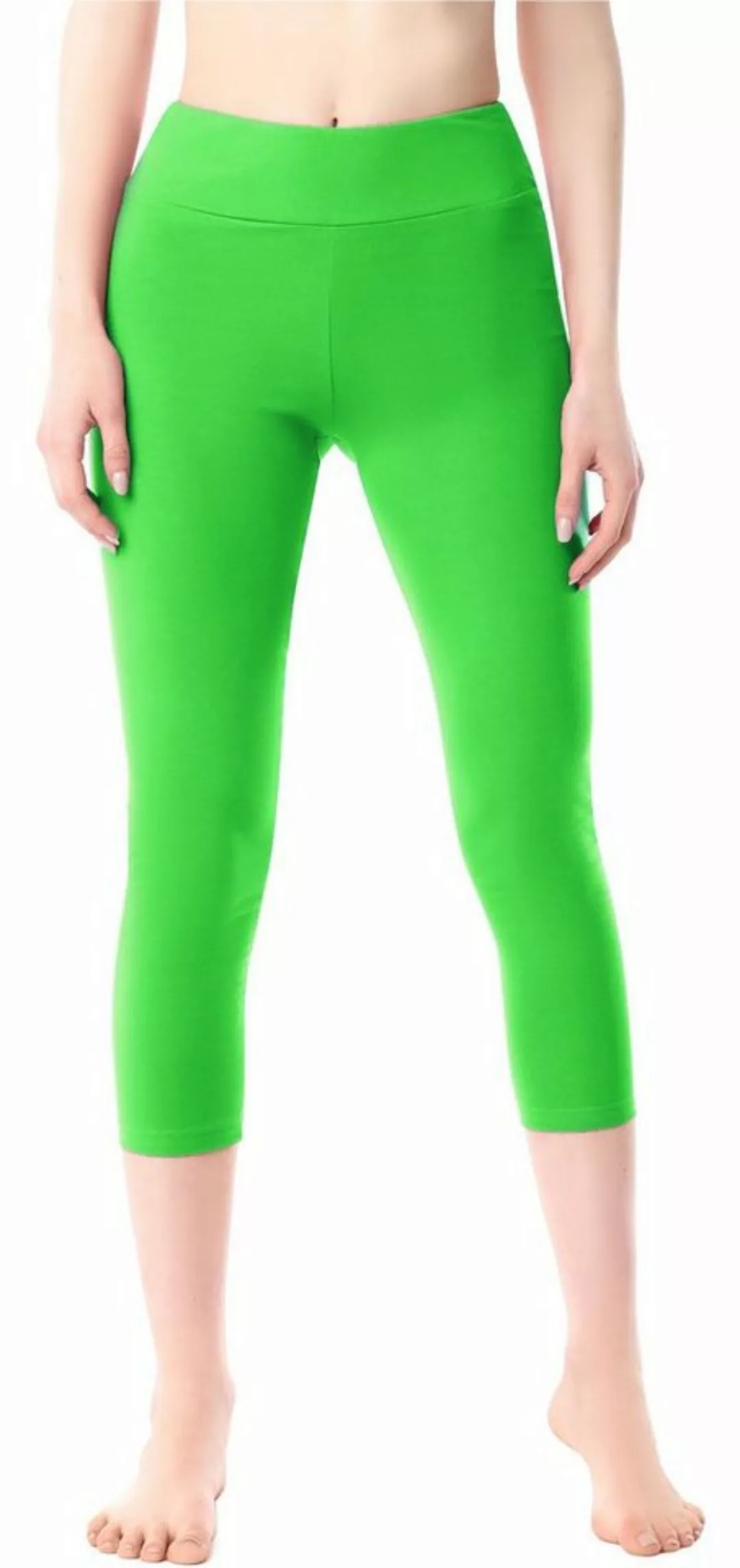 Merry Style Leggings Damen 3/4 Capri Hose MS10-430 (1-tlg) aus Baumwolle günstig online kaufen