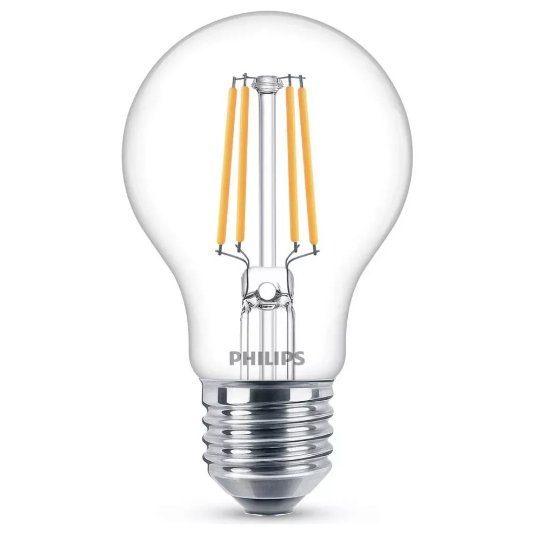 Philips LED-Leuchtmittel E27 Glühlampenform 4,3 W 3er Set 10,4 x 6 cm (H x günstig online kaufen