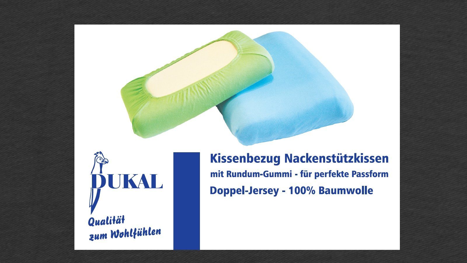 DUKAL Kissenbezüge Nackenstützkissen, aus hochwertigem DOPPEL-Jersey, günstig online kaufen