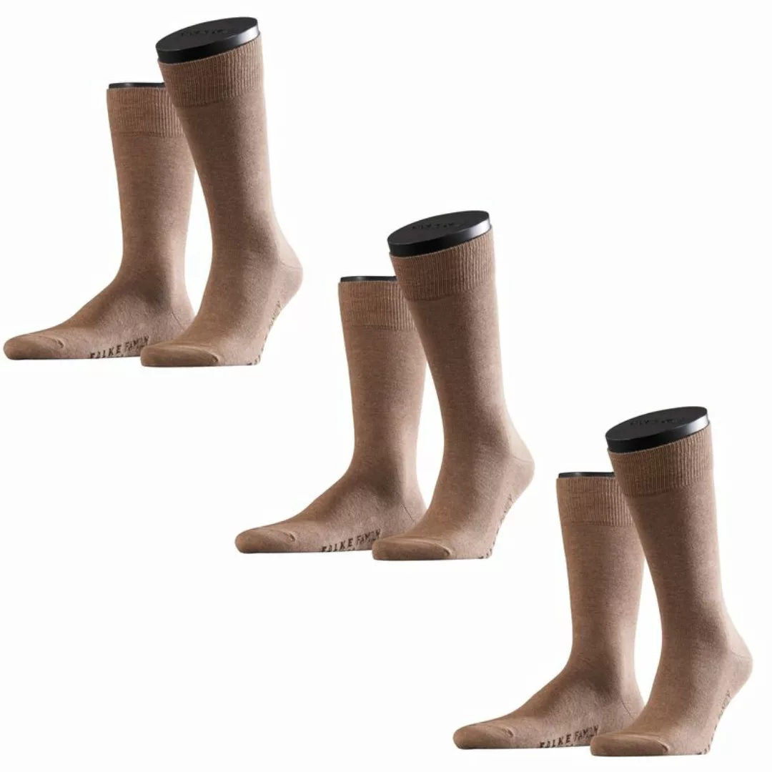 FALKE Herren Socken - Family, Strümpfe, Allrounder, Uni, Baumwollmischung, günstig online kaufen