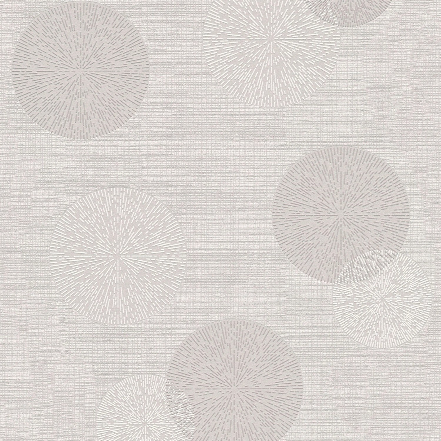 Bricoflor Vlies Mustertapete Grau Beige Moderne Vliestapete mit Kreis Muste günstig online kaufen