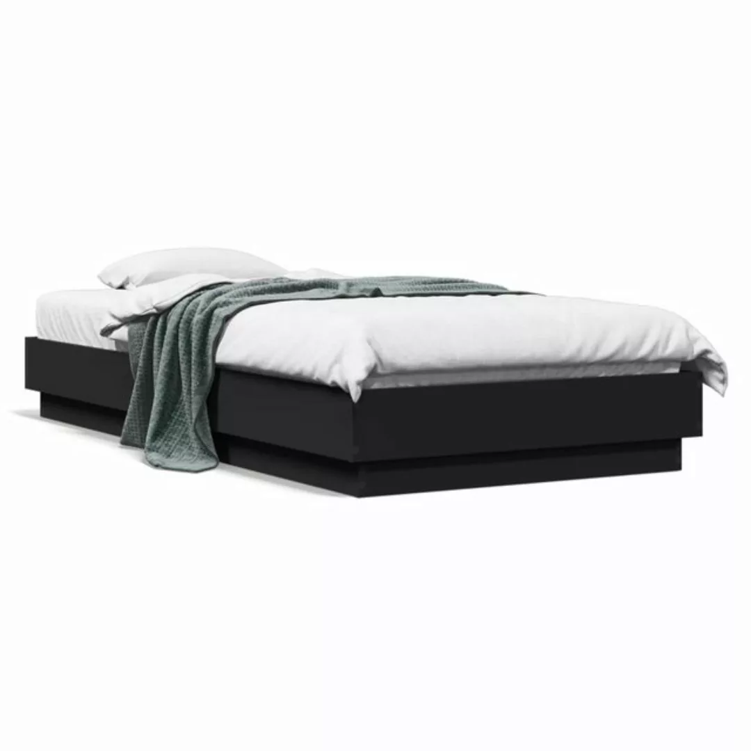 vidaXL Bett Bettgestell Grau Sonoma 75x190 cm Holzwerkstoff günstig online kaufen