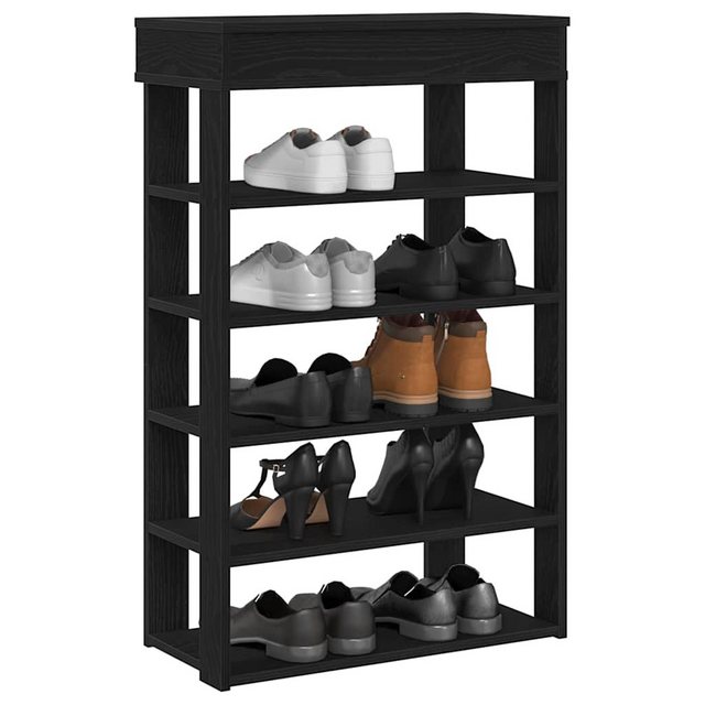 vidaXL Schuhschrank Schuhregal Schwarz 60x30x98 cm Holzwerkstoff günstig online kaufen