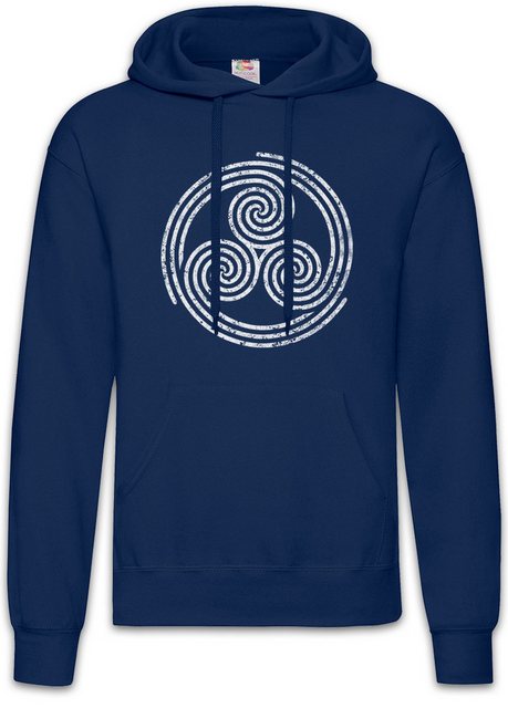 Urban Backwoods Hoodie Triskelion Symbol II Herren Hoodie Nordic Celtic Kel günstig online kaufen