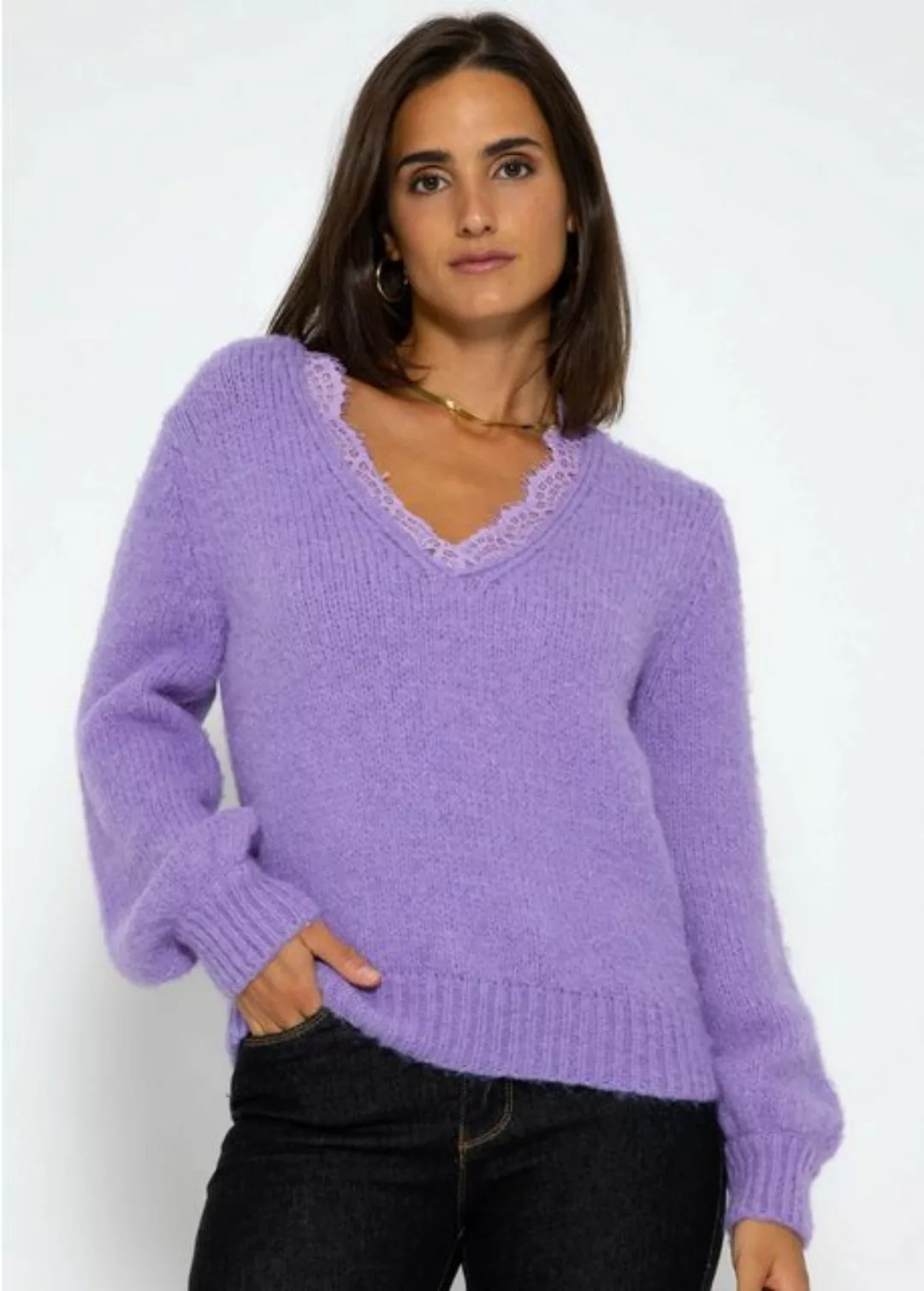 SASSYCLASSY Strickpullover Oversize Pullover Damen aus weichem Grobstrick L günstig online kaufen