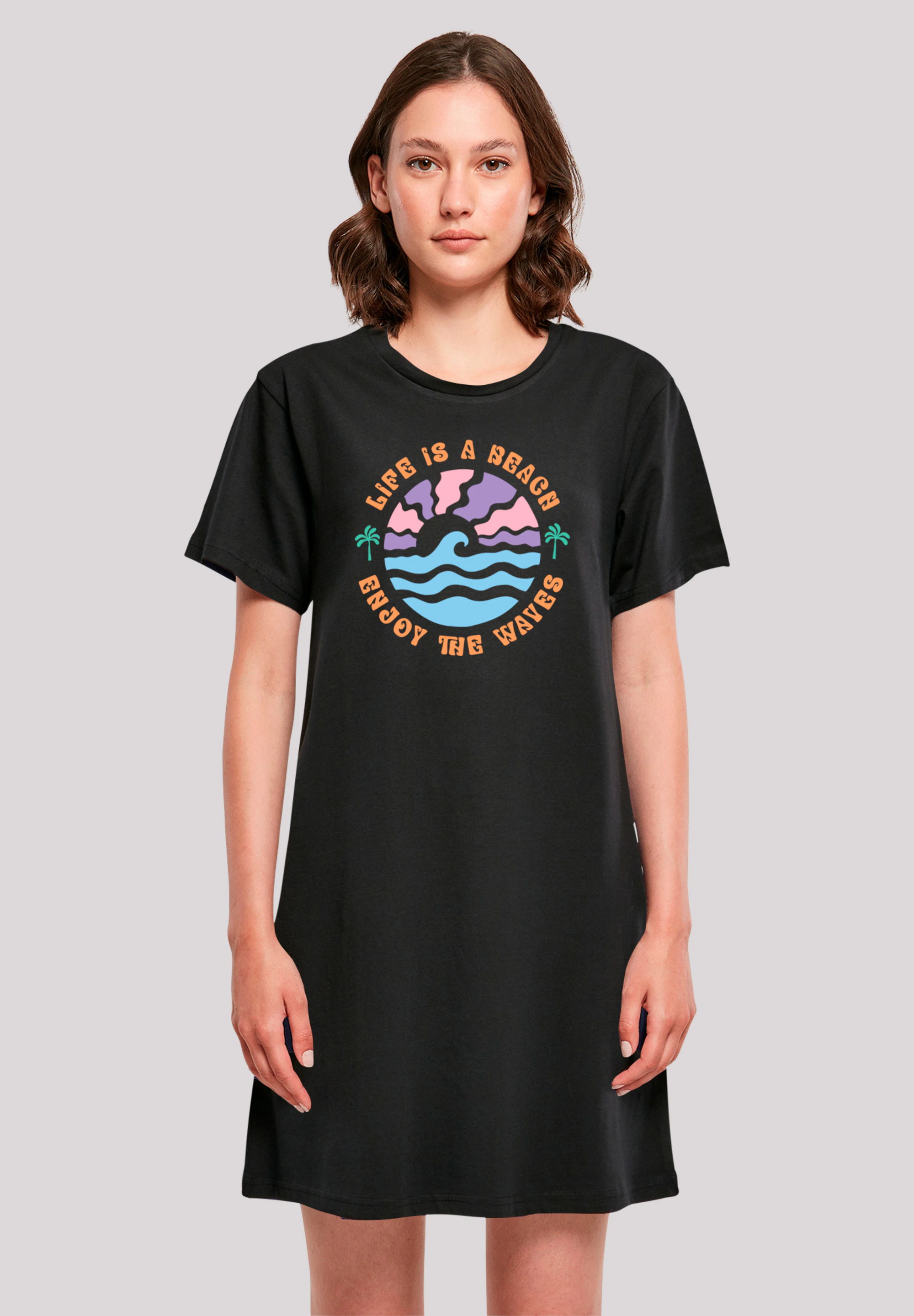 F4NT4STIC T-Shirt "Life Is A Beach Enjoy The Waves", Premium Qualität günstig online kaufen
