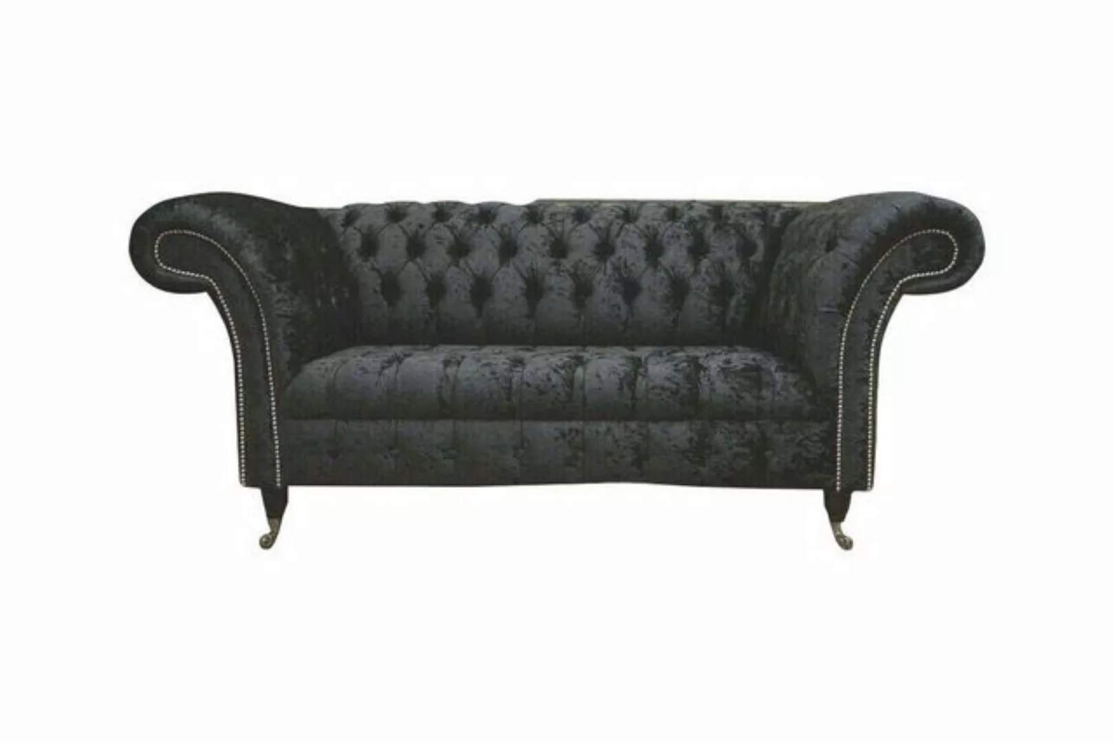 Xlmoebel Sofa Englisches Chesterfield Büro Sitzmöbel Sofa 2-Sitzer Couch, 1 günstig online kaufen