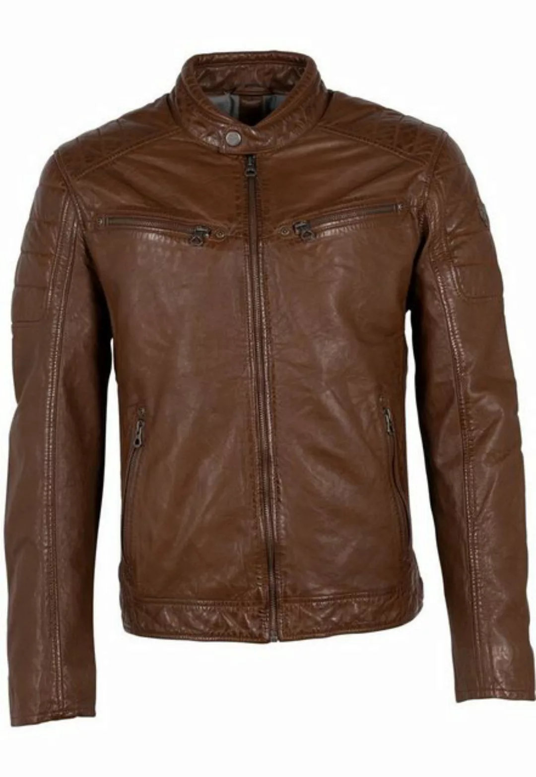 Gipsy Lederjacke GBDerry Herren Bikerjacke aus Lammnappa Leder günstig online kaufen