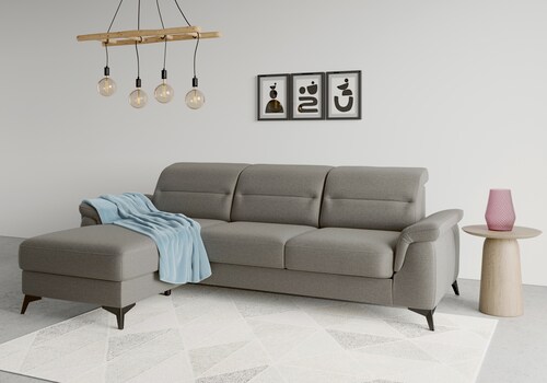 sit&more Ecksofa "Sinatra L-Form", mit Recamiere, optional mit Kopfteilvers günstig online kaufen