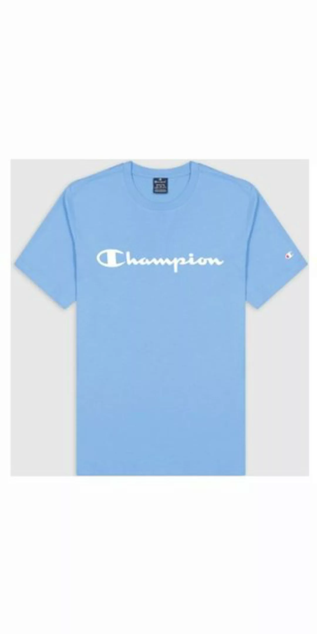 Champion T-Shirt Champion Herren Crewneck T-Shirt Rundhals mit Logo günstig online kaufen