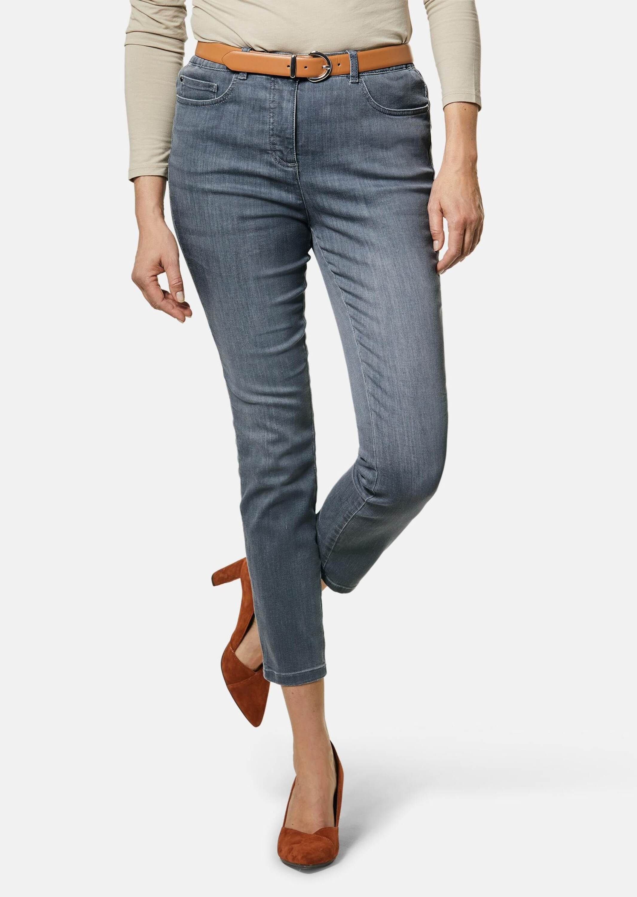 GOLDNER 7/8-Caprijeans Kurzgröße: Verkürzte Jeanshose ANNA günstig online kaufen