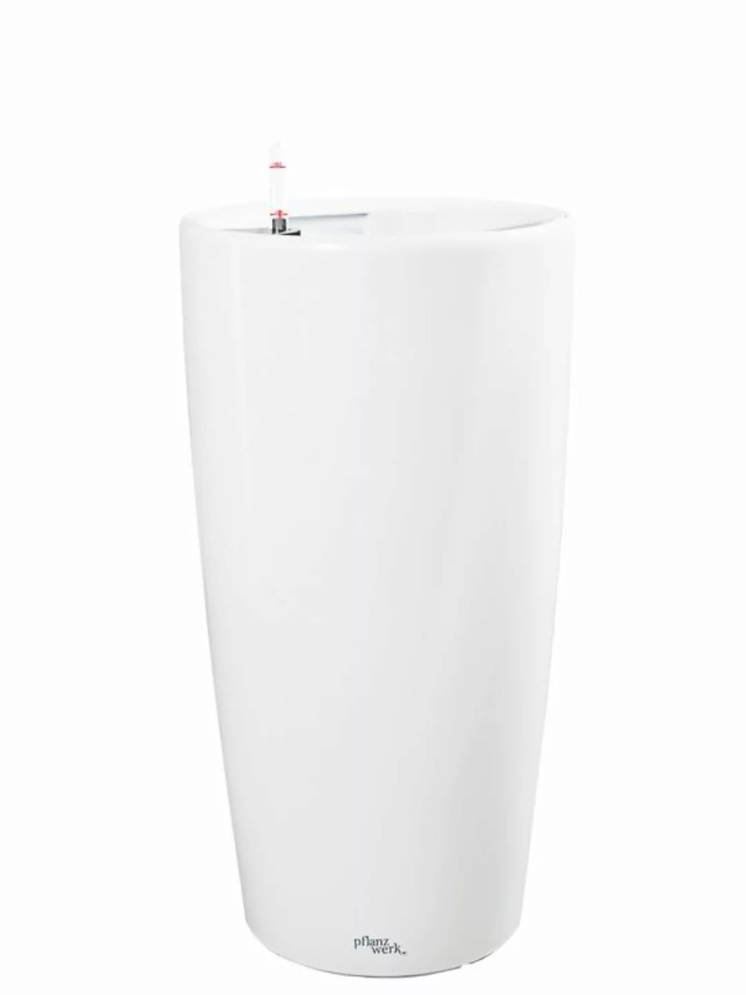 Pflanzwerk® Pflanzkübel Pipe Ø 34 cm x 58 cm Shiny Weiß günstig online kaufen