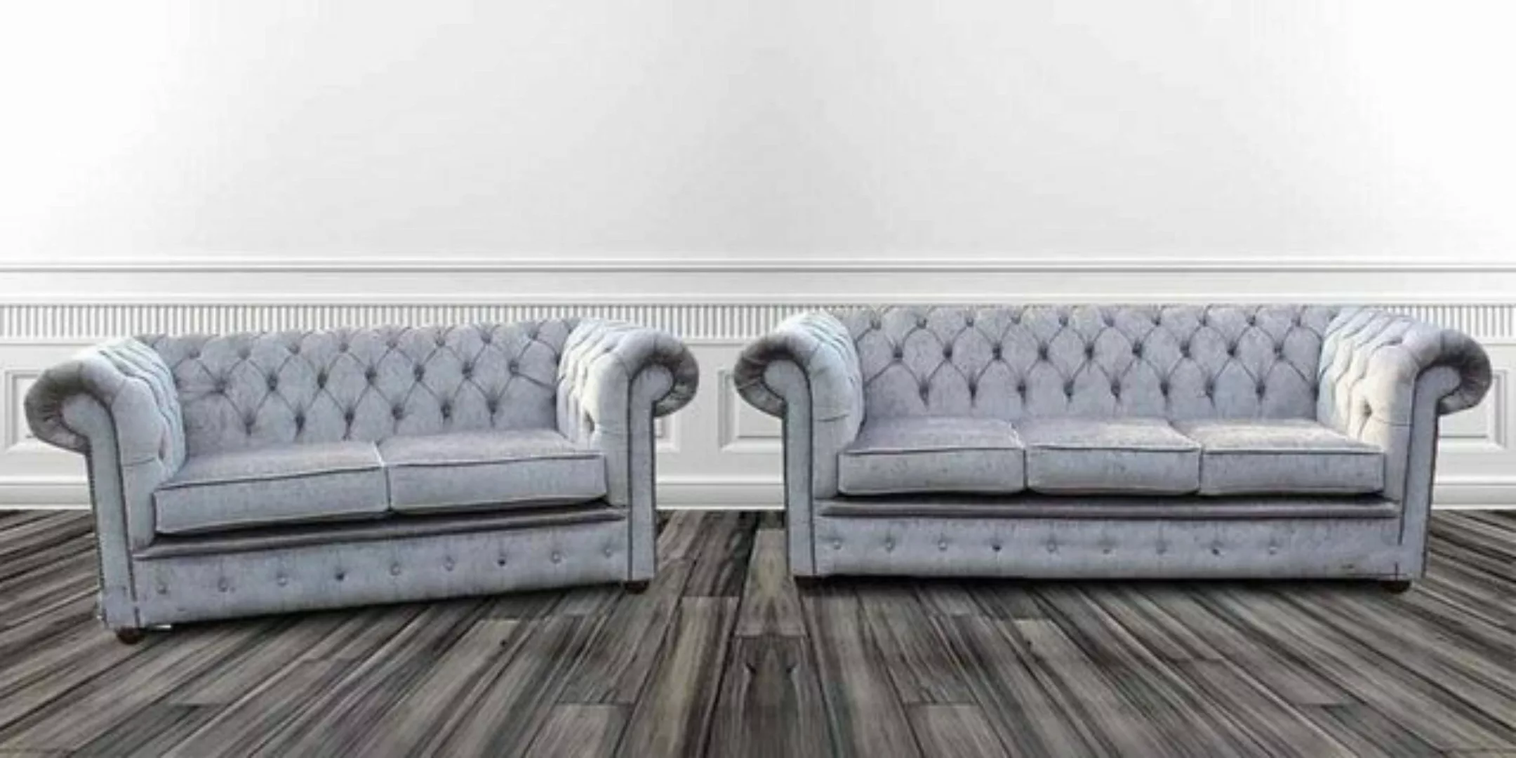 JVmoebel Chesterfield-Sofa, Design Polster Sofa Couch Sitz Lounge Club Garn günstig online kaufen