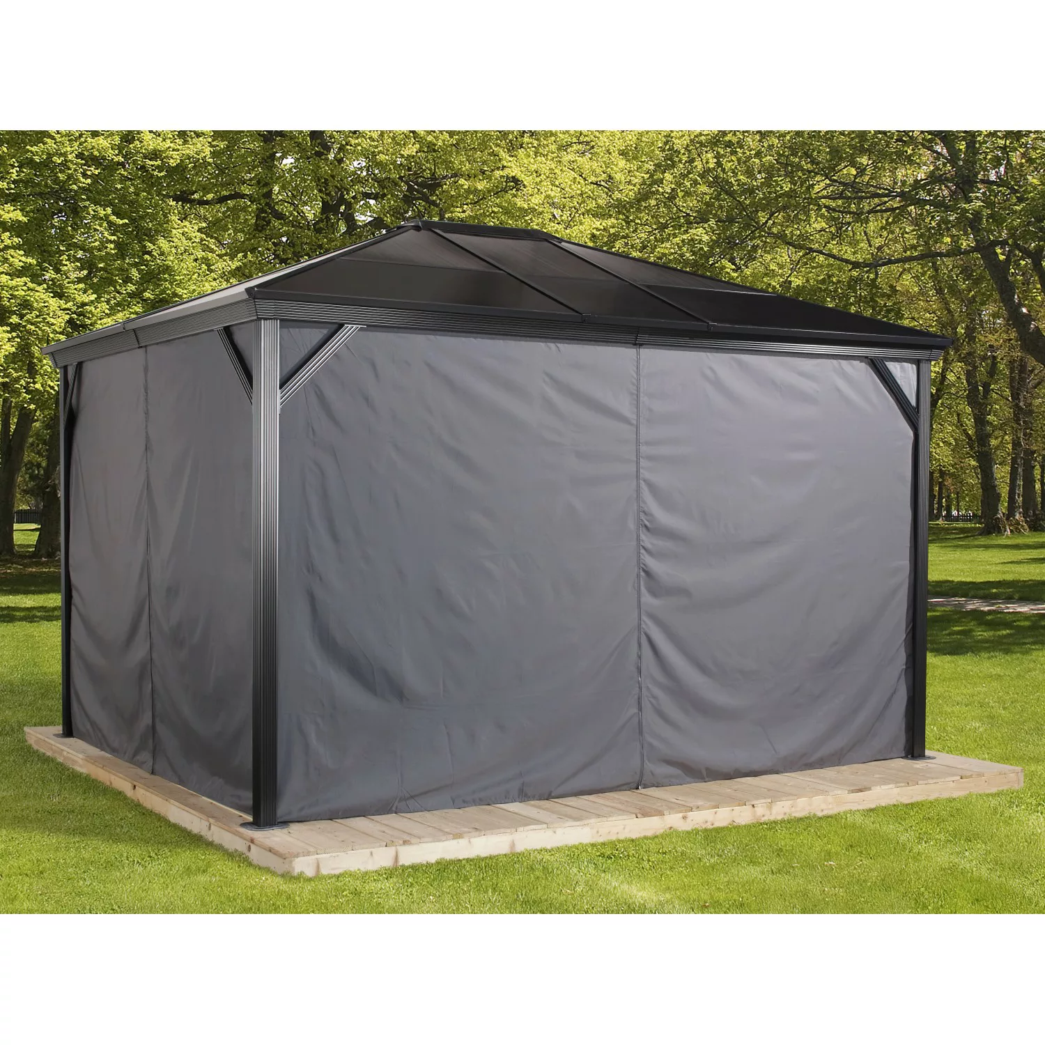 Sojag Vorhang-Set für Aluminium Pavillon Verona 10 x 10 günstig online kaufen