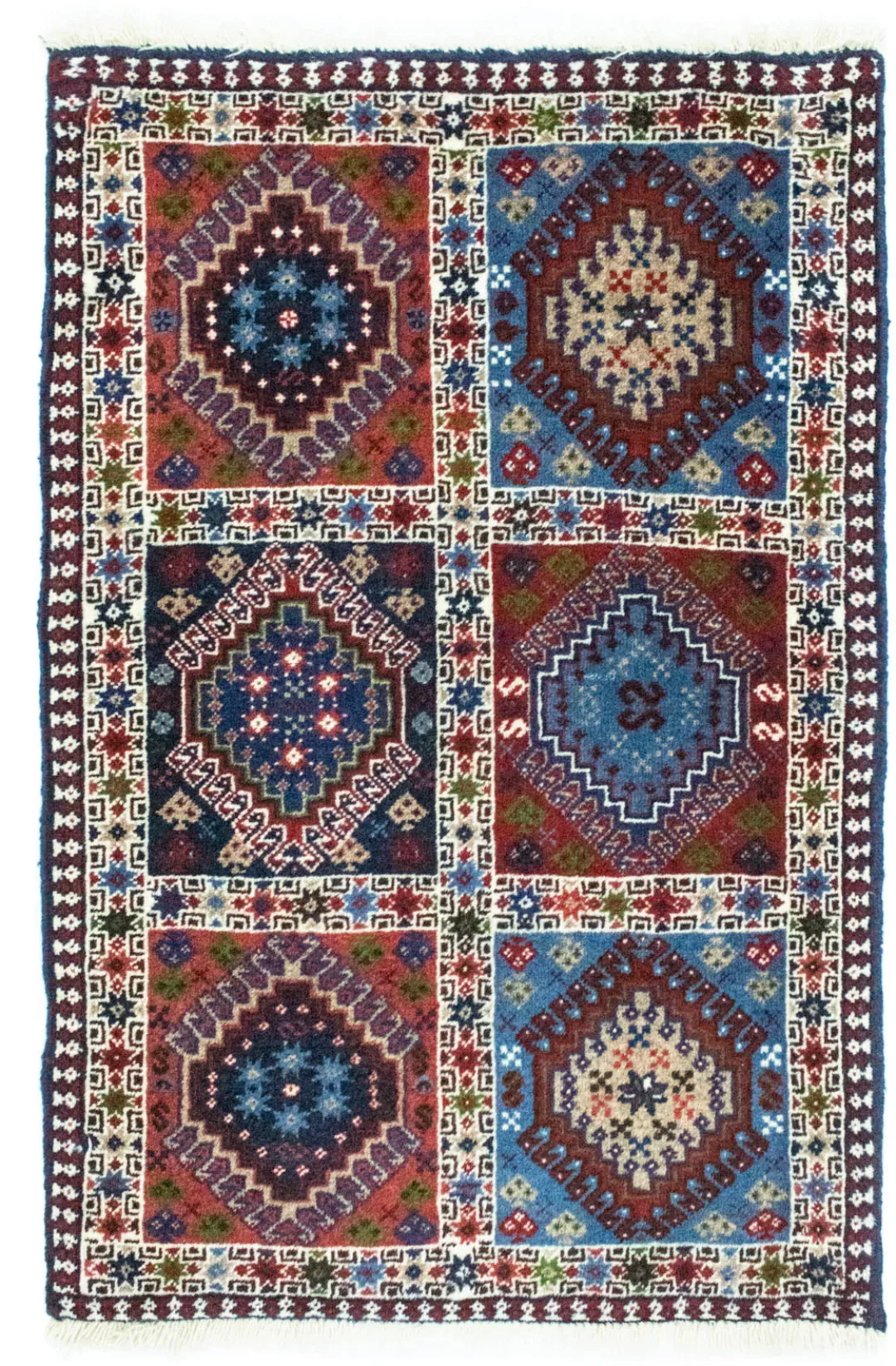 morgenland Wollteppich »Yalameh Teppich handgeknüpft mehrfarbig«, rechtecki günstig online kaufen