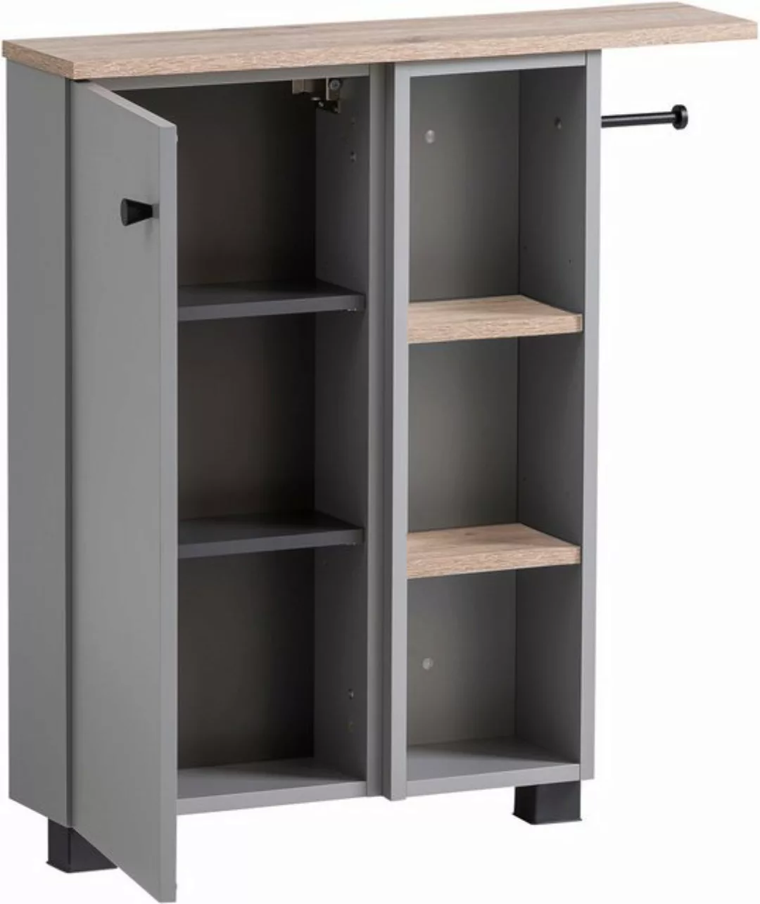 Schildmeyer Mehrzweckschrank Balto, Breite 70 cm Holzdekor mit fühlbarer St günstig online kaufen