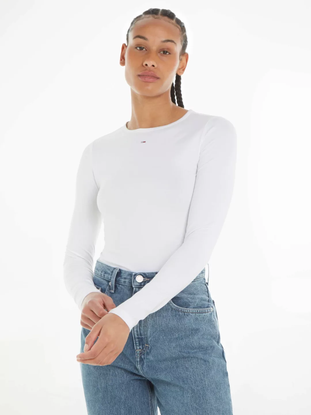 Tommy Jeans Body "TJW ESSENTIAL LS BODY", mit Logostickerei günstig online kaufen