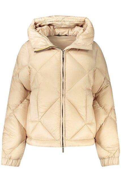 K-Way Outdoorjacke Beige Damenjacke mit Kapuze und Kontrastdetails, vielsei günstig online kaufen