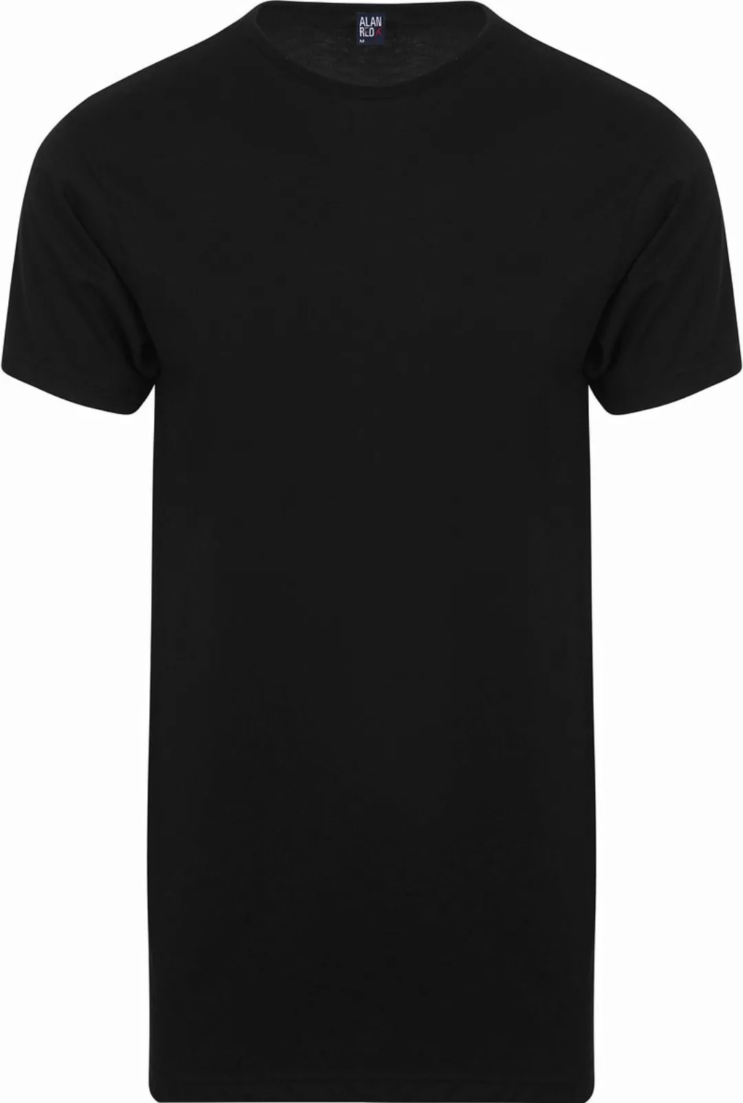 Alan Red Extra Lang T-Shirts Derby Schwarz (2-Pack) - Größe L günstig online kaufen