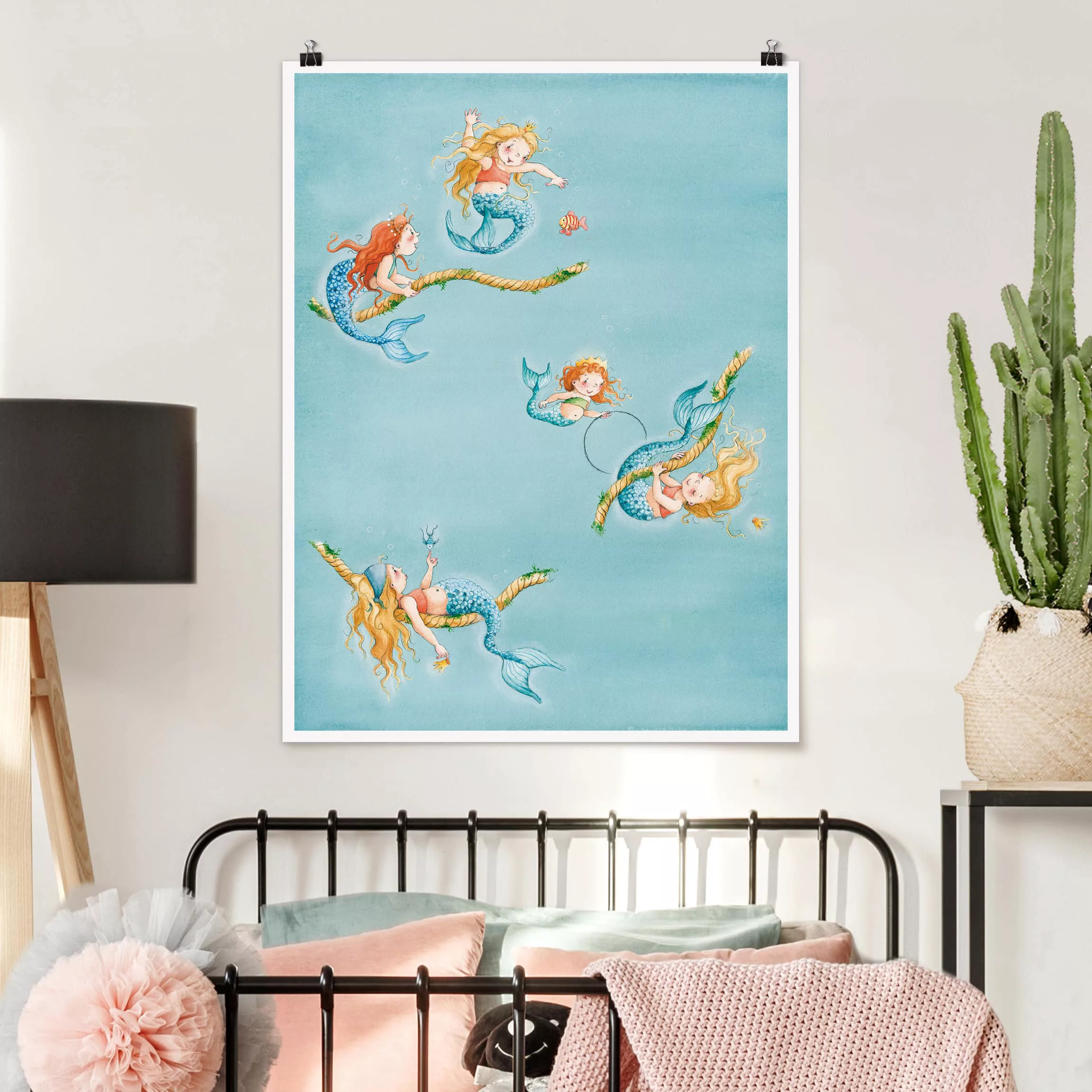 Poster Kinderzimmer - Hochformat Seiltänzerin Matilda günstig online kaufen