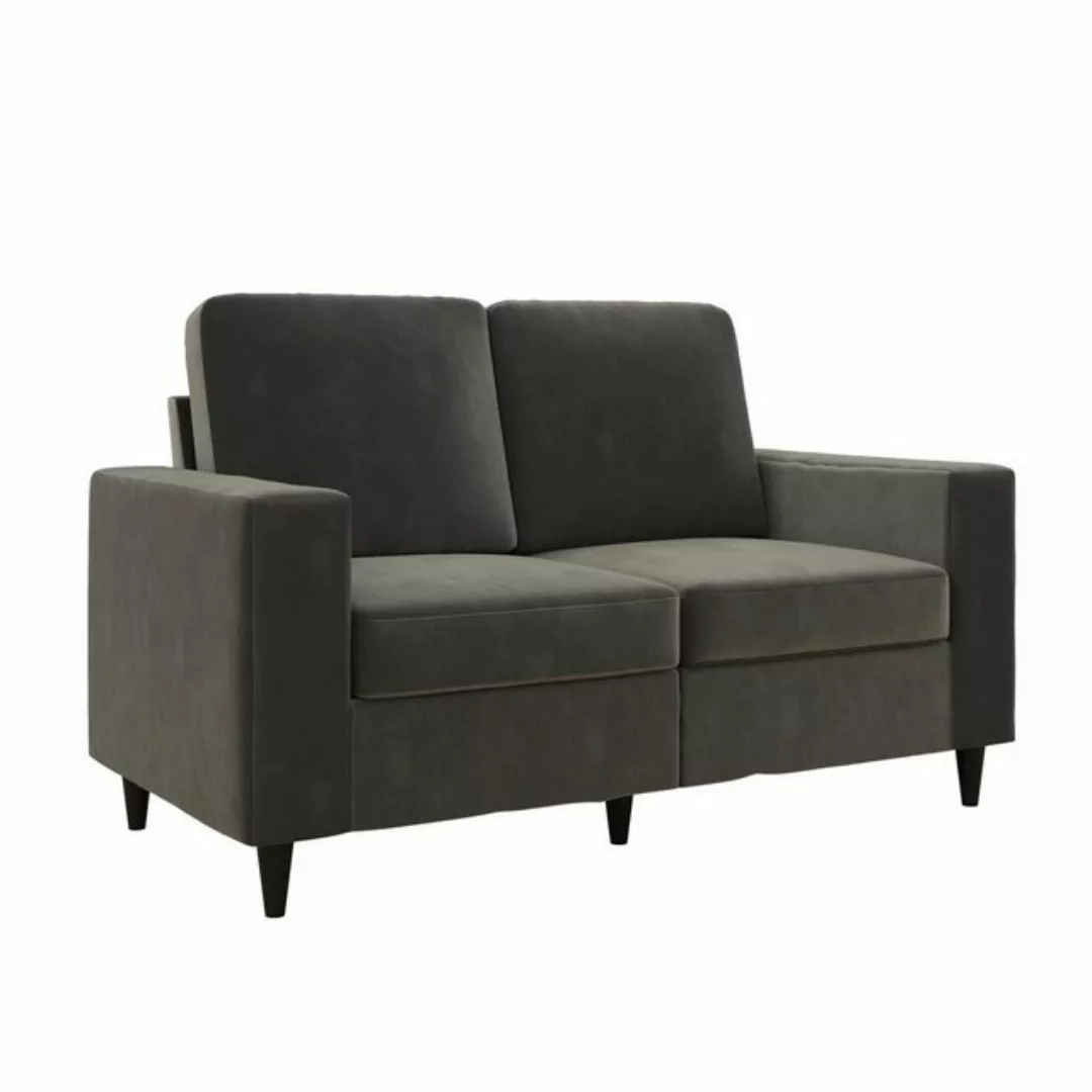 loft24 Sofa Cooper, 2-Sitzer Sofa, Bezug in Samtoptik, Holzbeine, Länge 152 günstig online kaufen