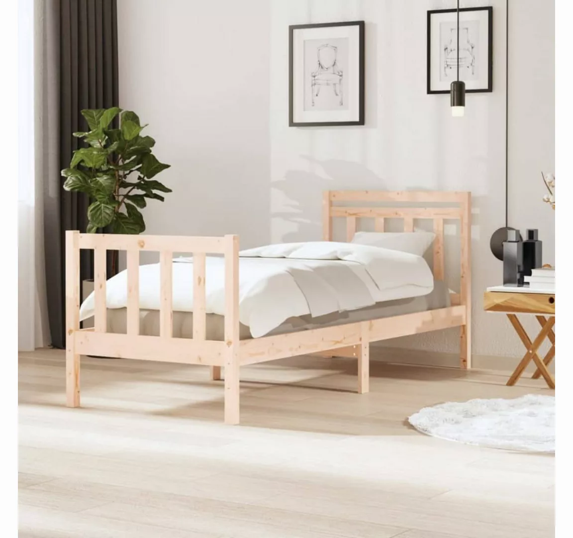 furnicato Bett Massivholzbett 90x190 cm günstig online kaufen