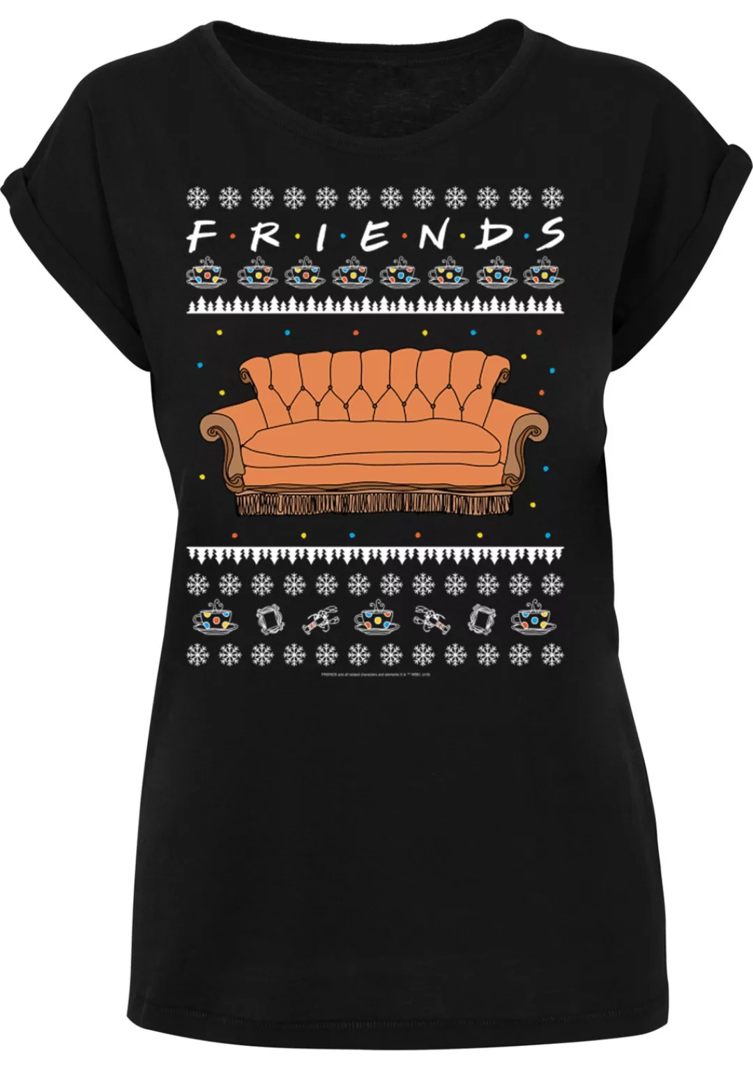 F4NT4STIC T-Shirt "FRIENDS TV Serie Fair Isle Couch", Damen,Premium Merch,R günstig online kaufen